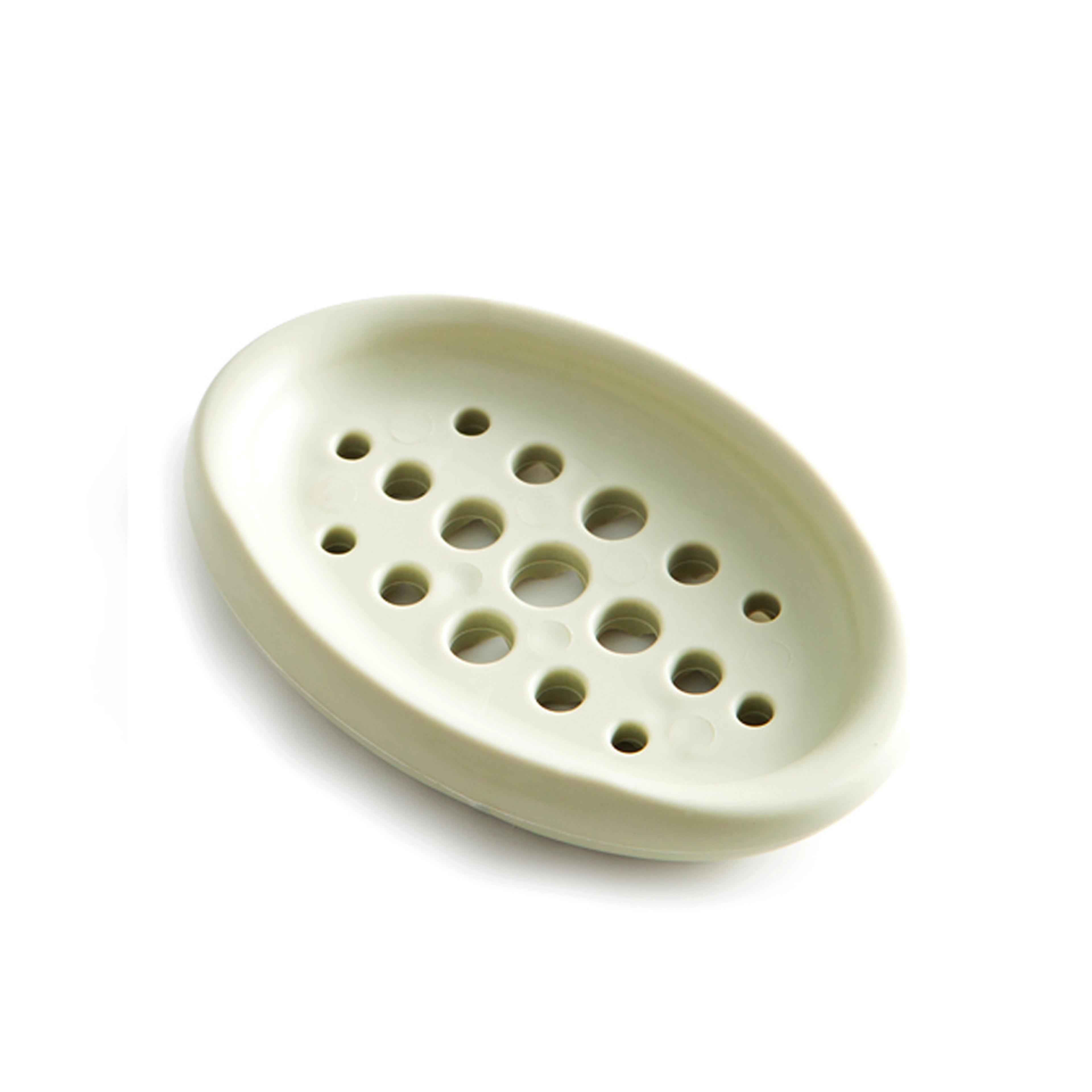 Silicone Soap Dish Self Draining Non Slip Bathroom  Kitchen Soap Holder 7