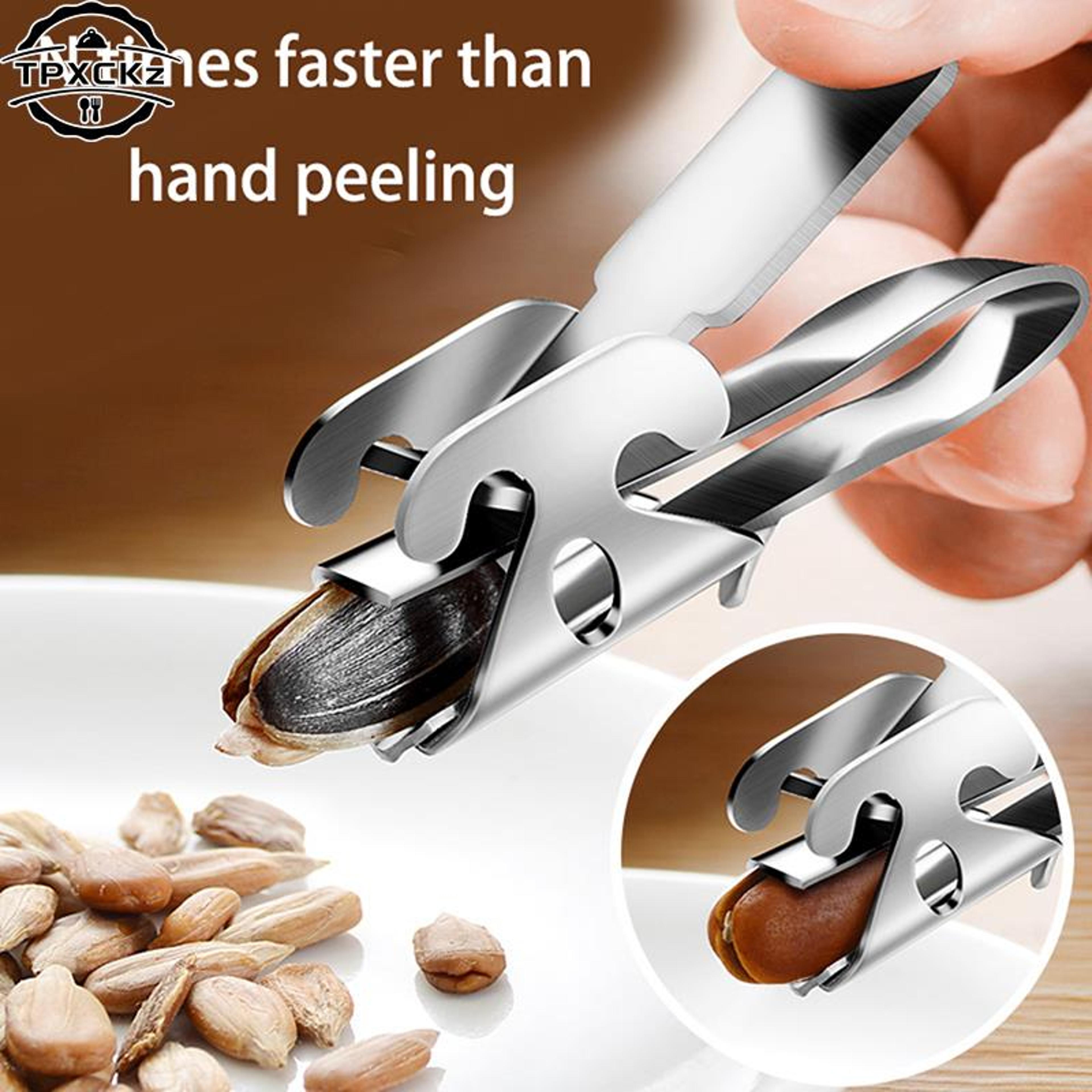 Stainless Steel Nut Cracker Tool For Walnuts Pistachios  Peanuts 1