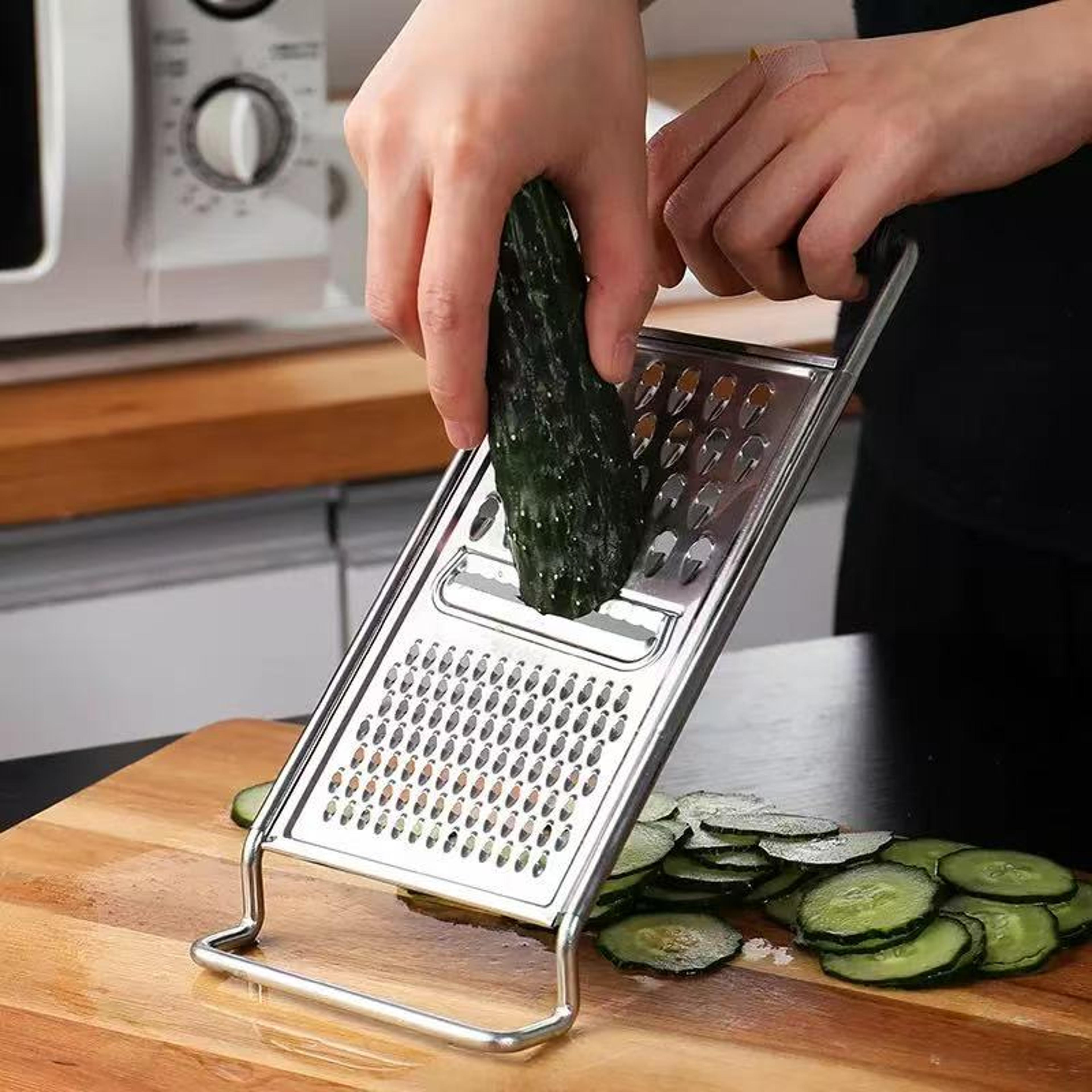 Stainless Steel Vegetable Slicer  Ginger Grater Multi Purpose Kitchen Cutter 3