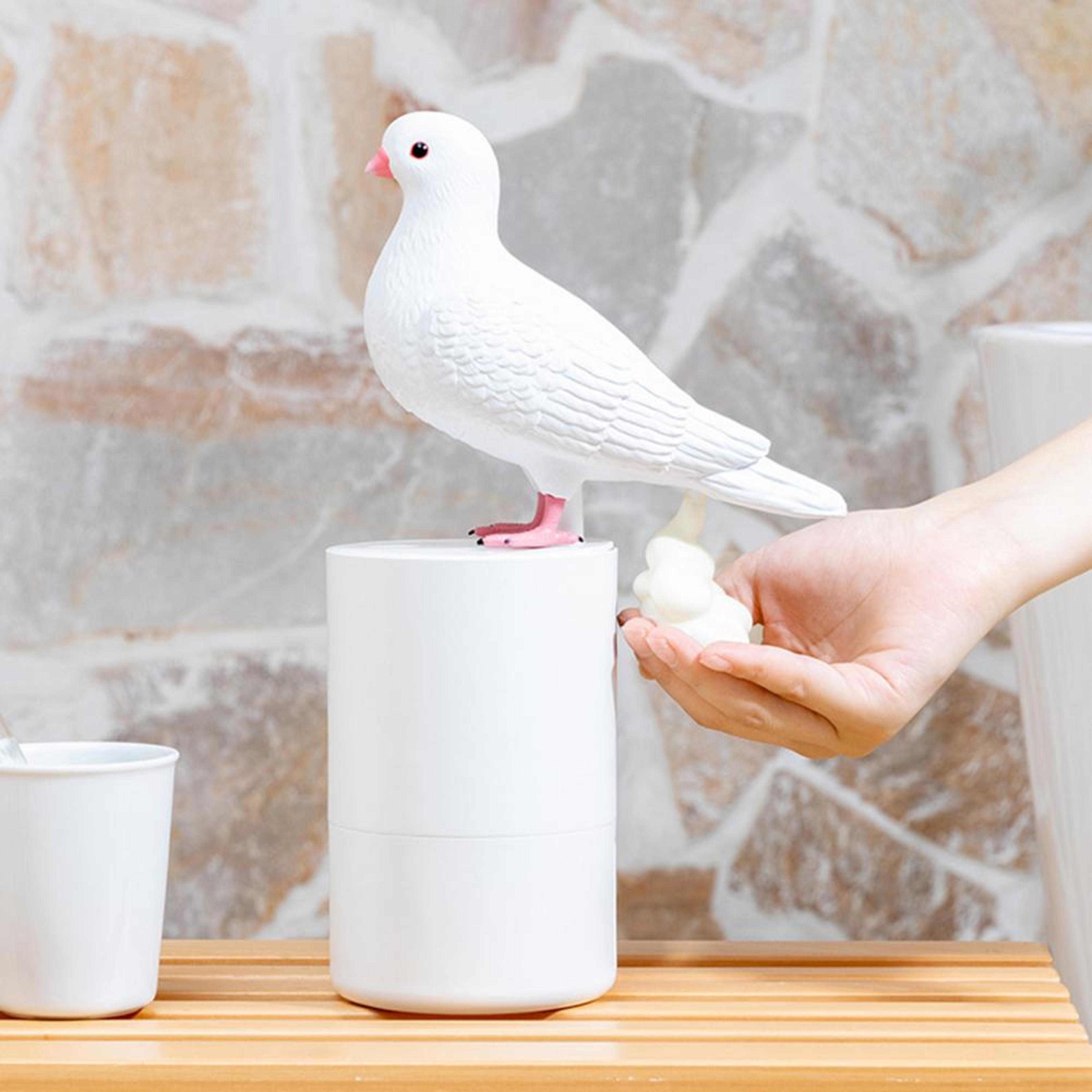 Cute Pigeon Automatic Soap Dispenser 300ml Touchless Foaming Soap Dispenser 0