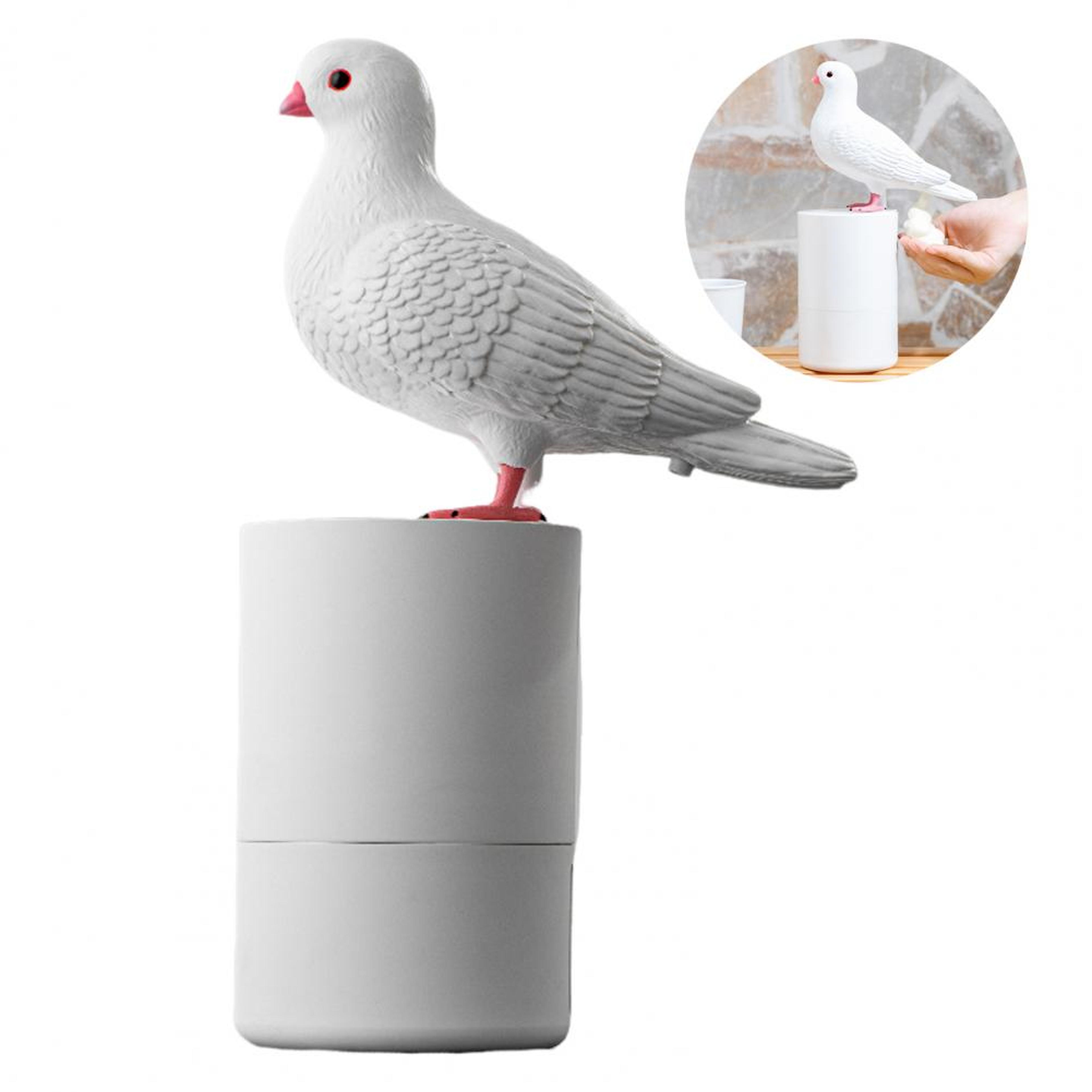 Cute Pigeon Automatic Soap Dispenser 300ml Touchless Foaming Soap Dispenser 3