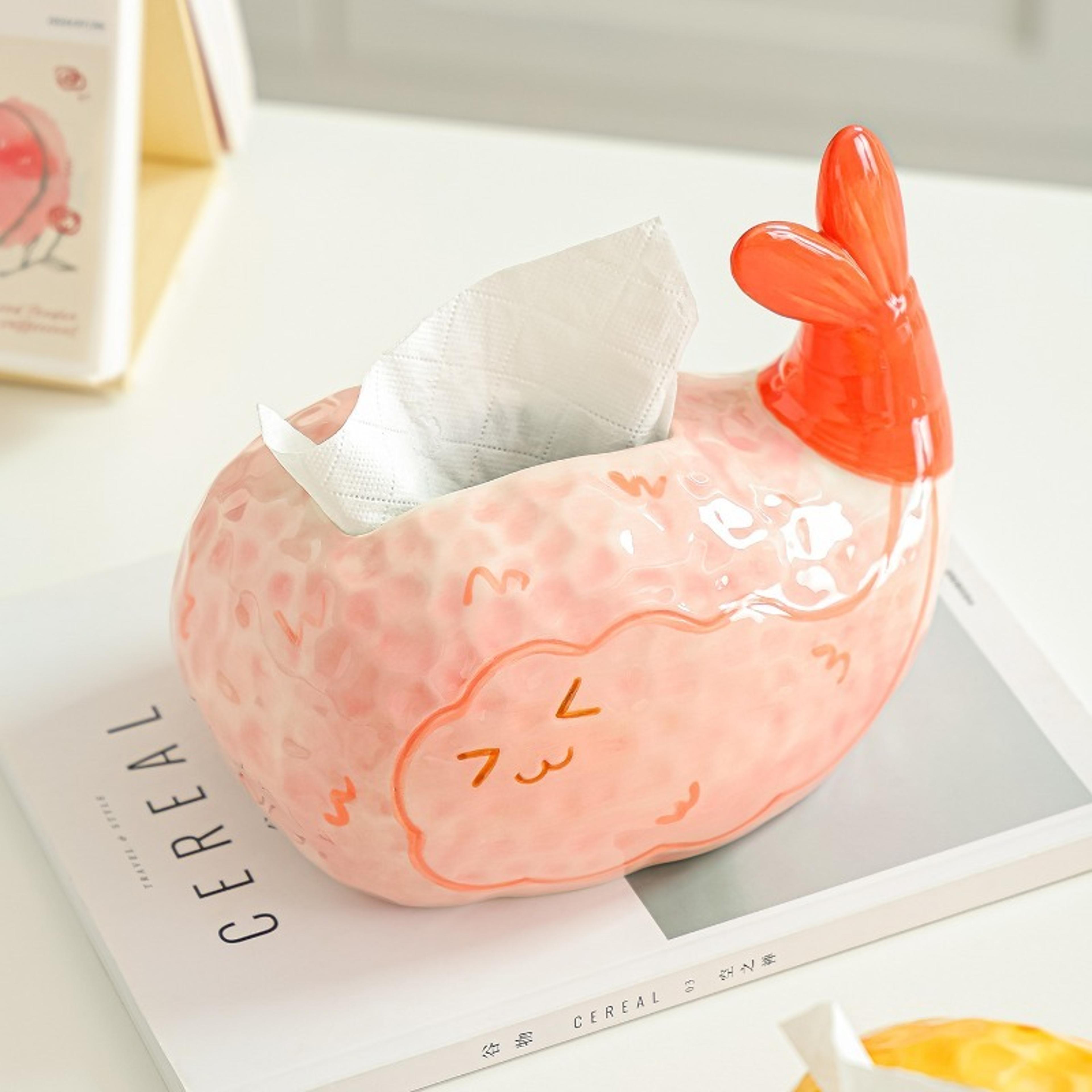 Japanese Ceramic Tissue Box Decorative Tissue Box Cover For Living Room  Modern Home Decor 2
