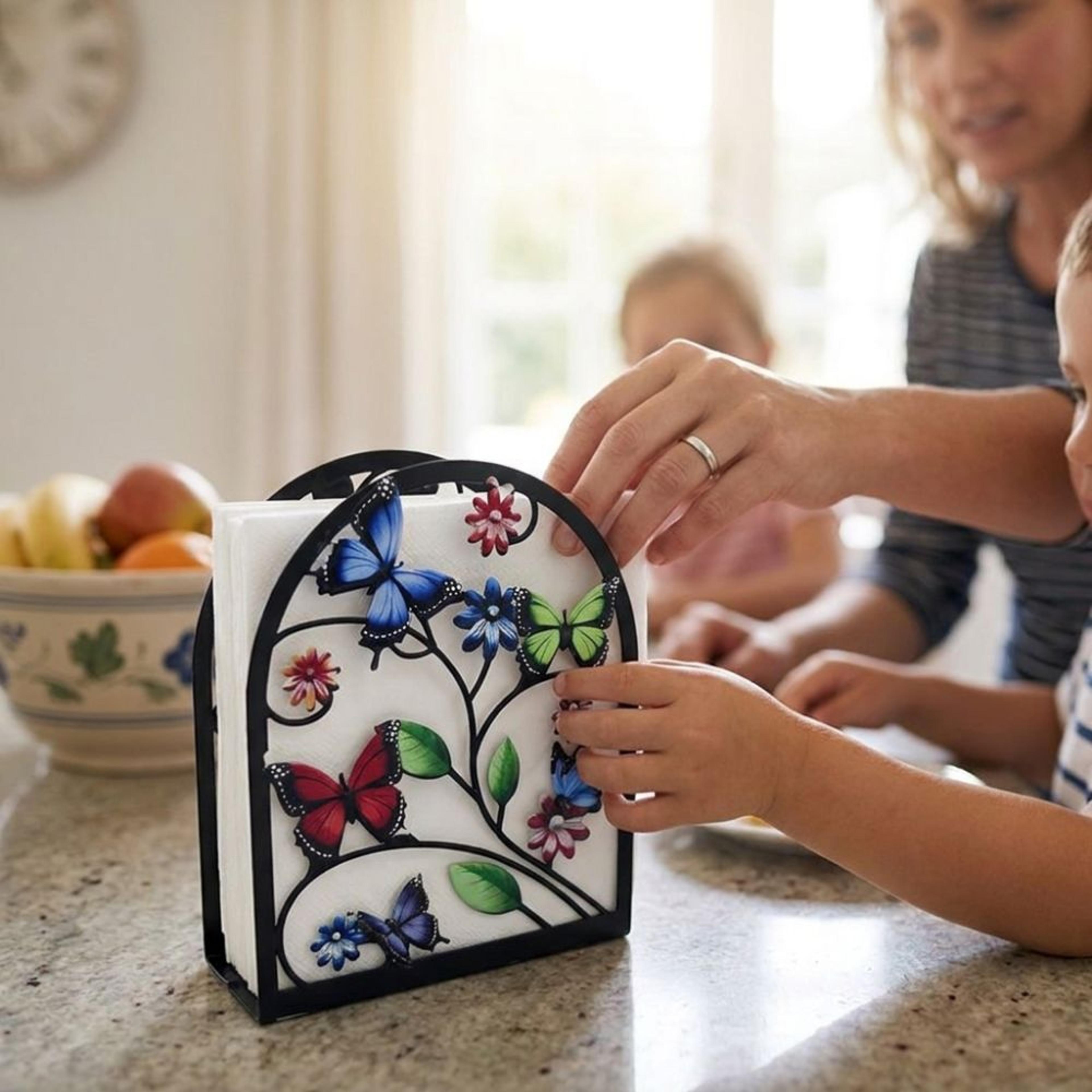 Modern Acrylic Napkin Holder Waterproof Desktop Tissue Stand For Kitchen Dining Table  Office 2