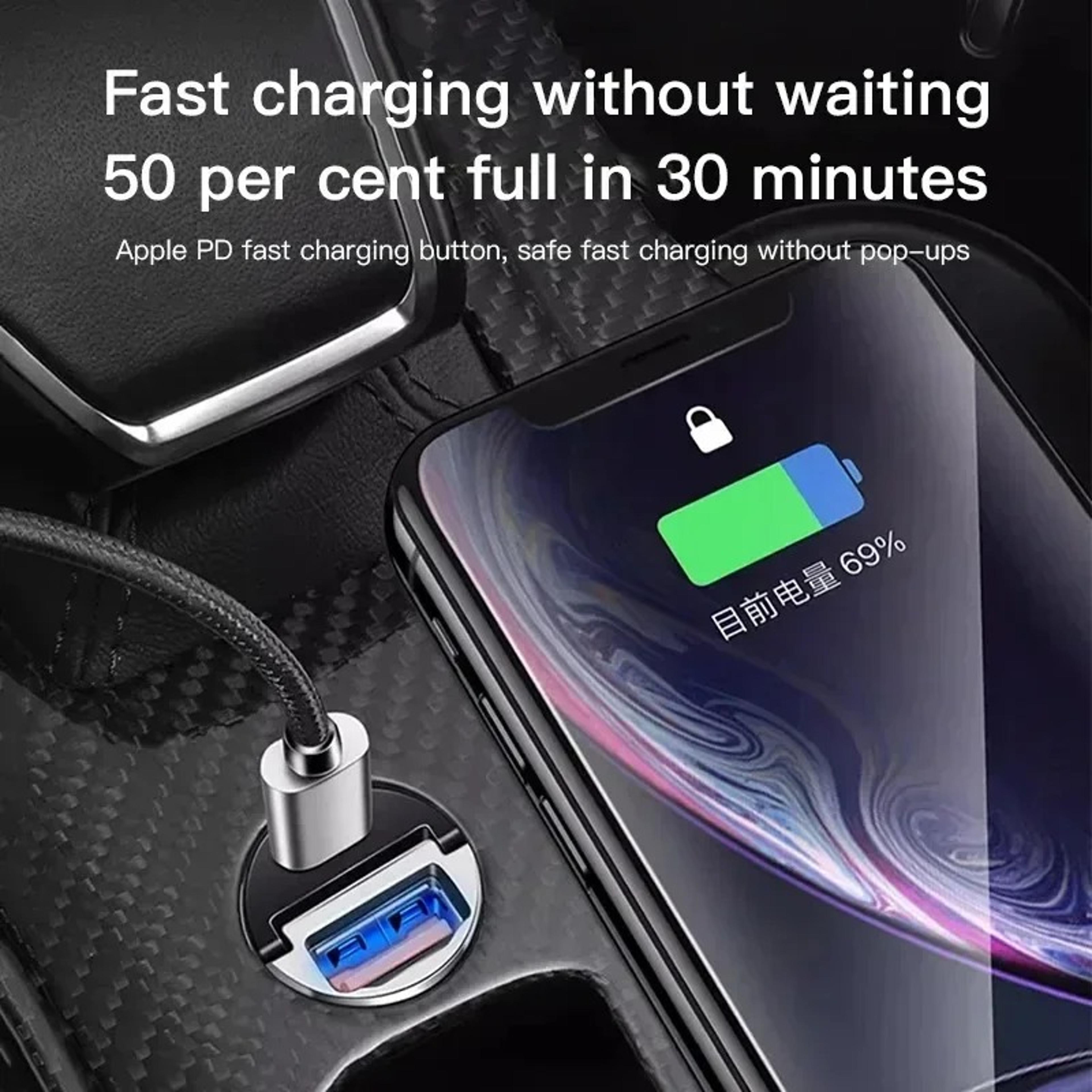 BAIC USB C Car Charger PD Fast Charging Cigarette Lighter Adapter For BJ20 BJ30 BJ40 BJ60 BJ80 BJ90 1