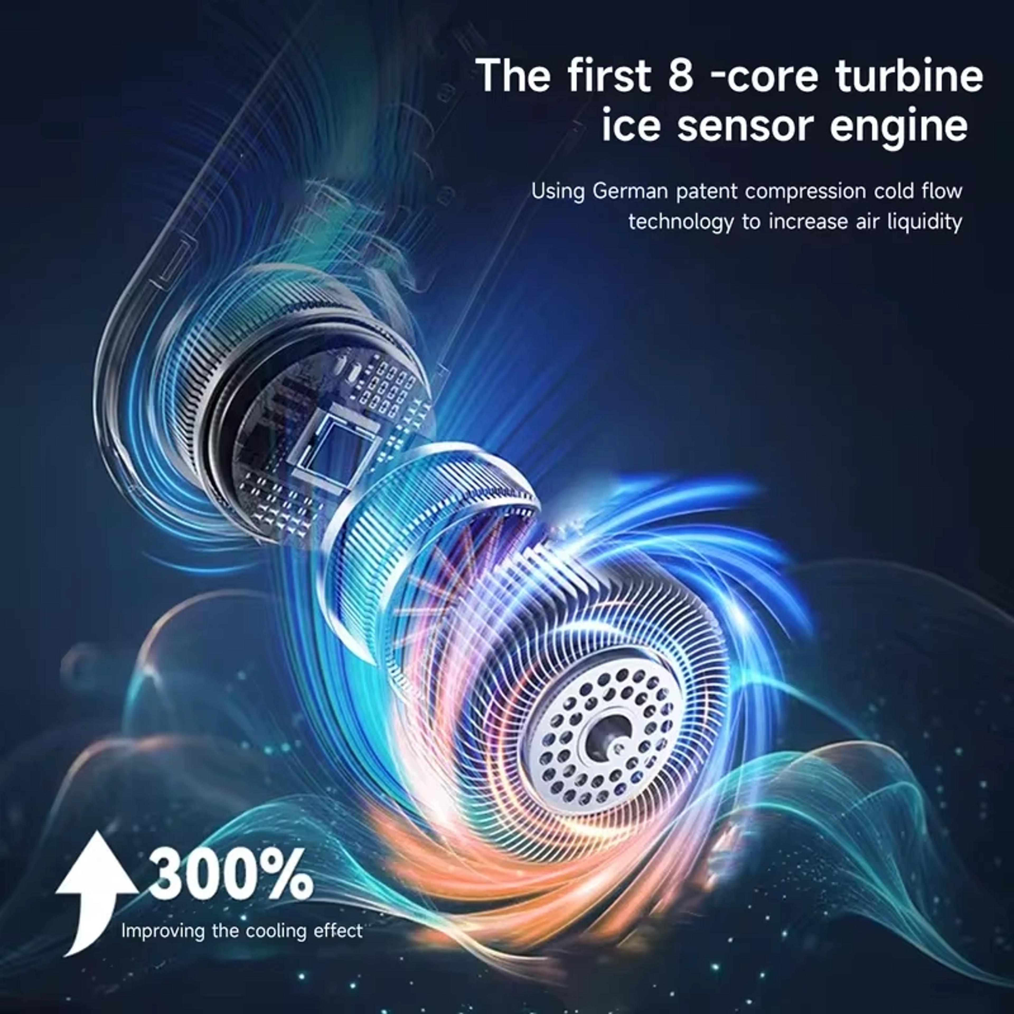 StayCool Bladeless Neck Fan USB Rechargeable Portable Personal Cooling Fan With Digital Display 8