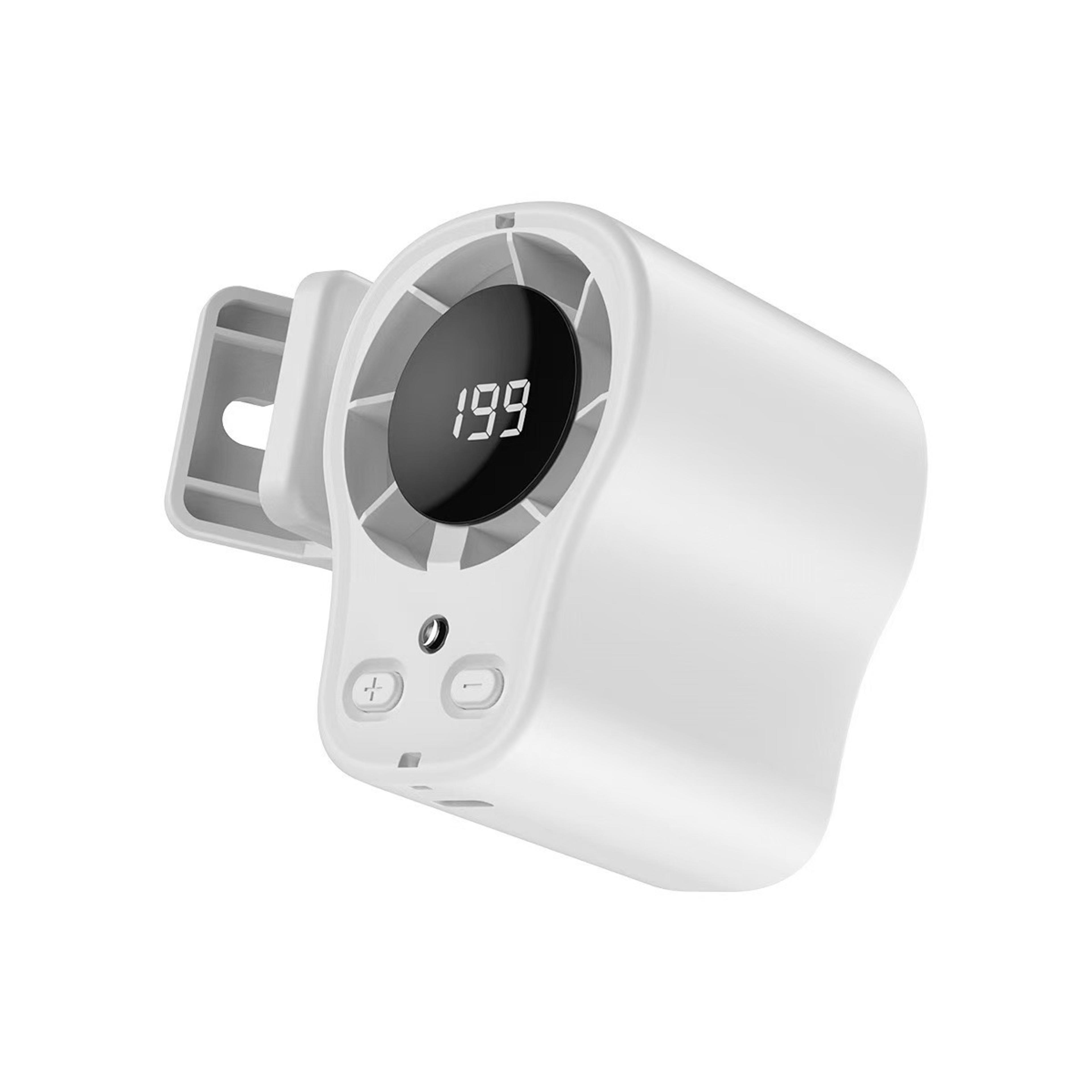 Portable Car Cooling Fan With LED Display 360 Adjustable Clip On USB Cooling Fan 7