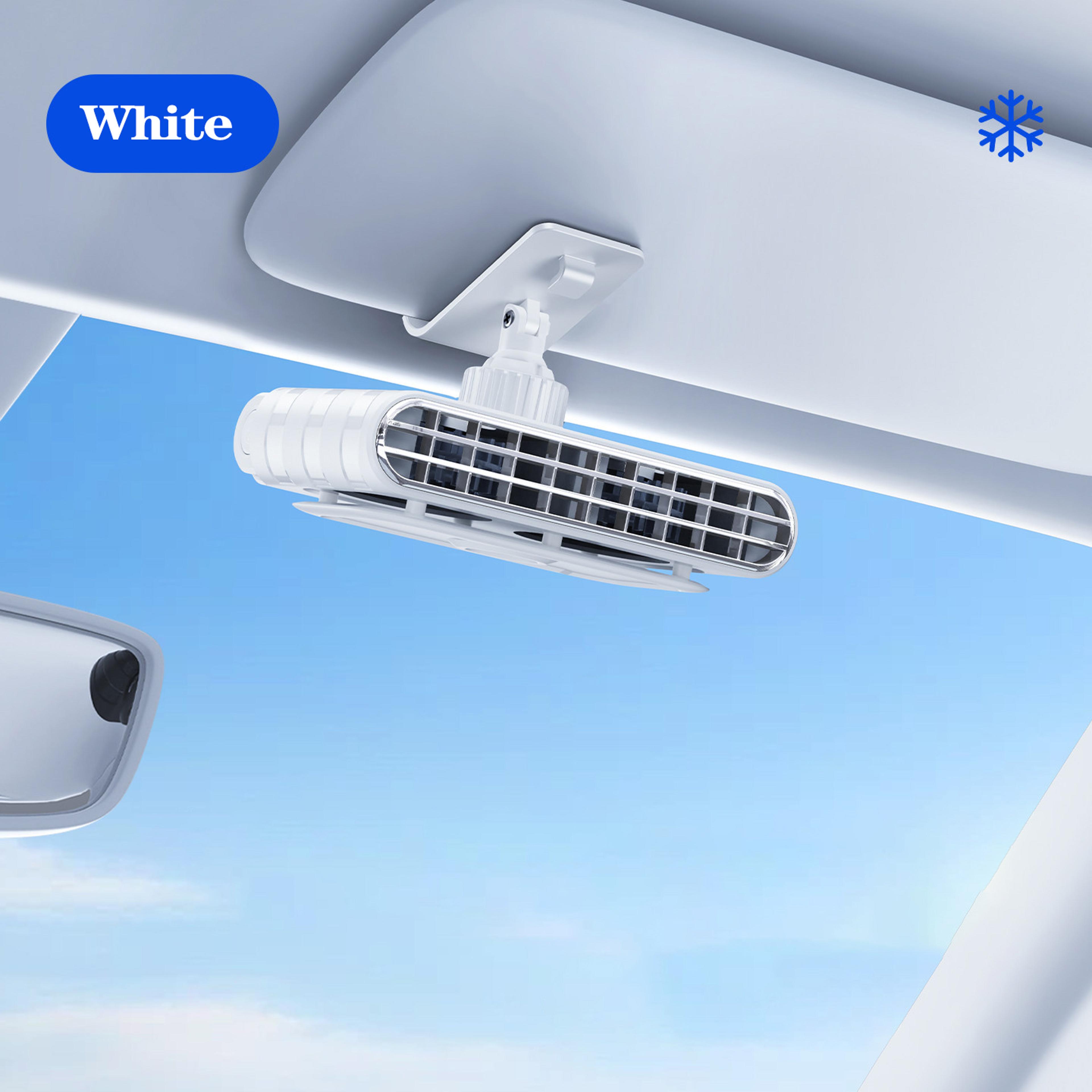 Hipacool Car Clip Fan Rechargeable USB Cooling Fan With 360 Rotation 5 Speeds  30000mAh Battery 7