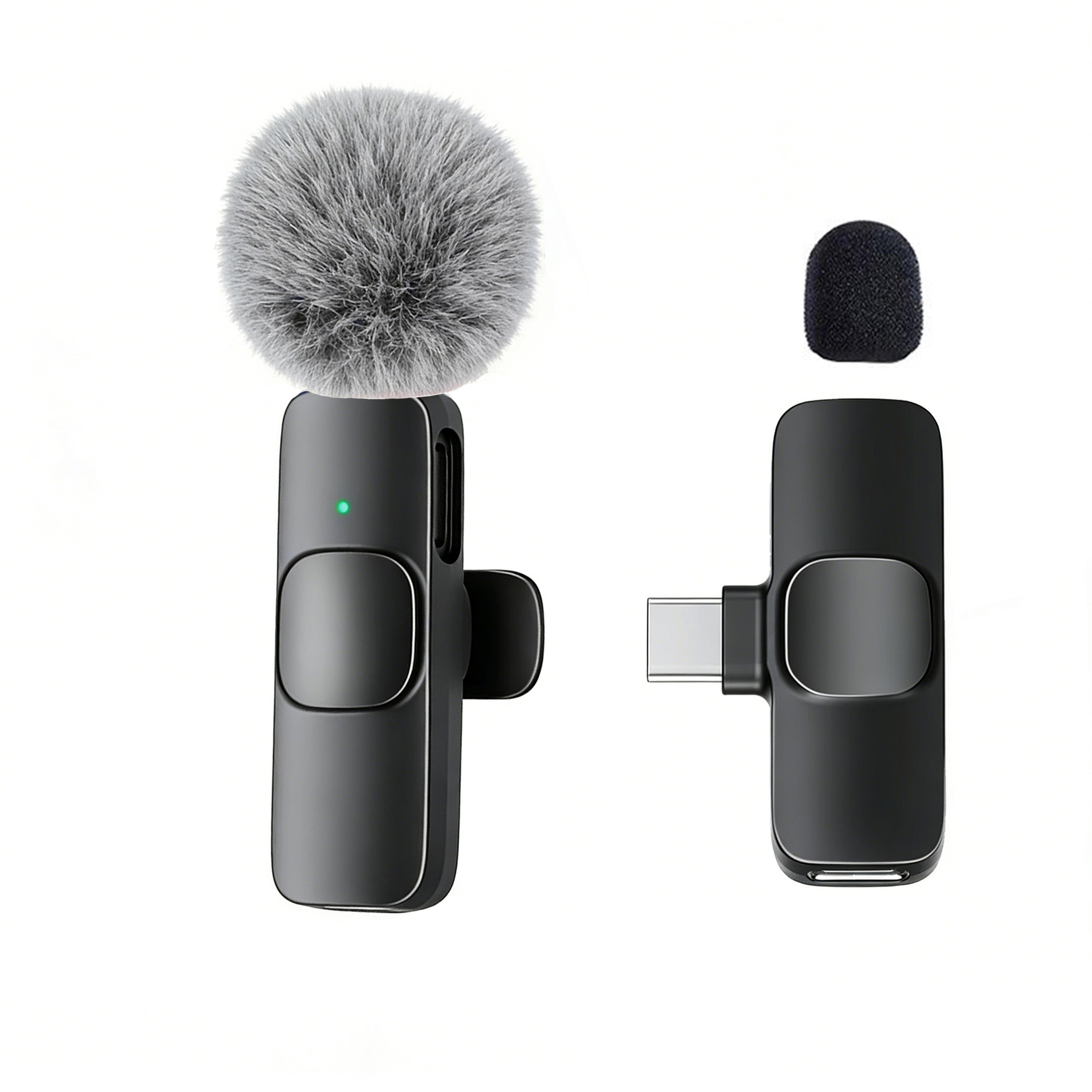 Professional Wireless Lavalier Microphone USBC Plug  Play Mini Lapel Mic For Smartphones Cameras  P 3