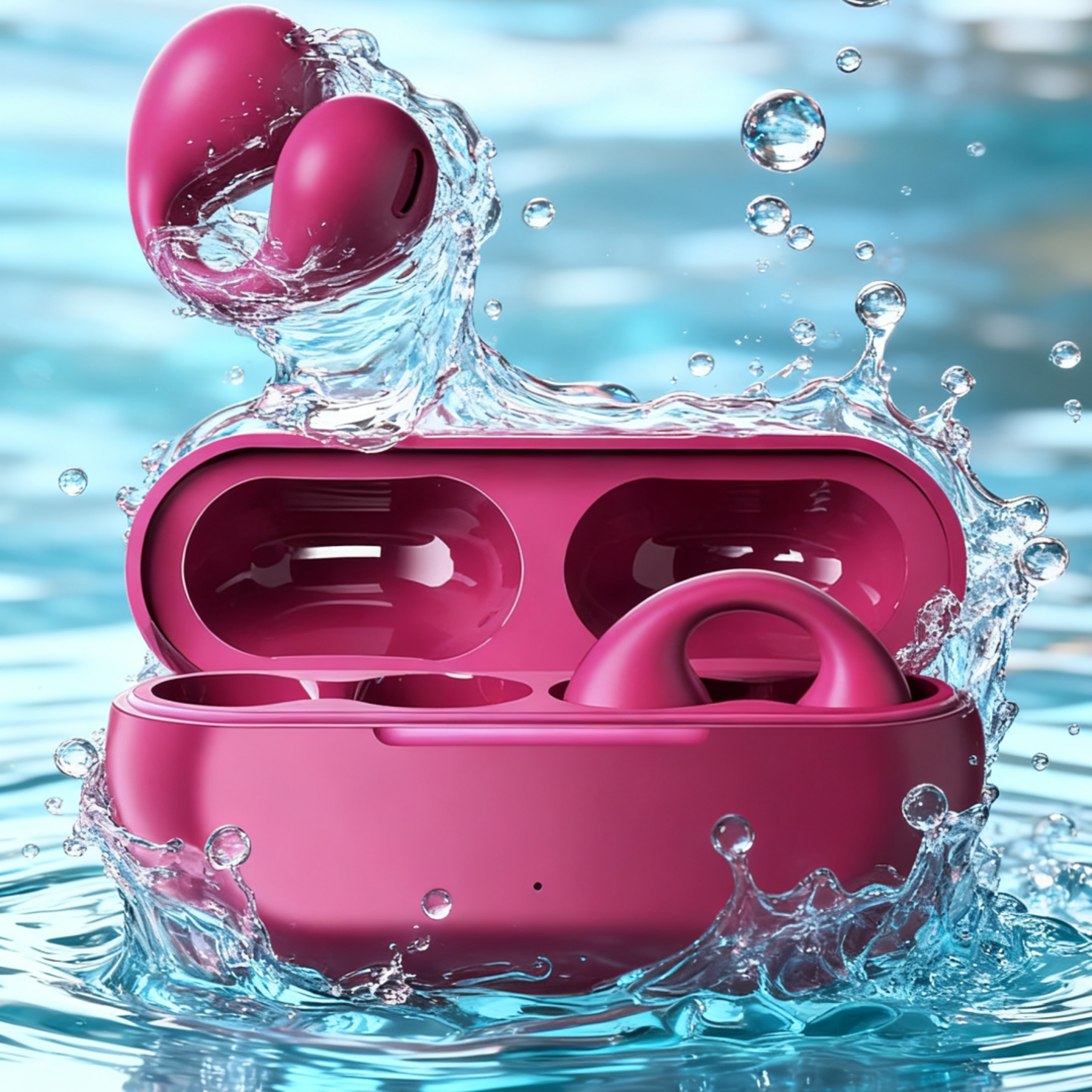 Open Ear Bluetooth Ear Clip Earbuds With Charging Case For Sports Running  Everyday Comfort 1