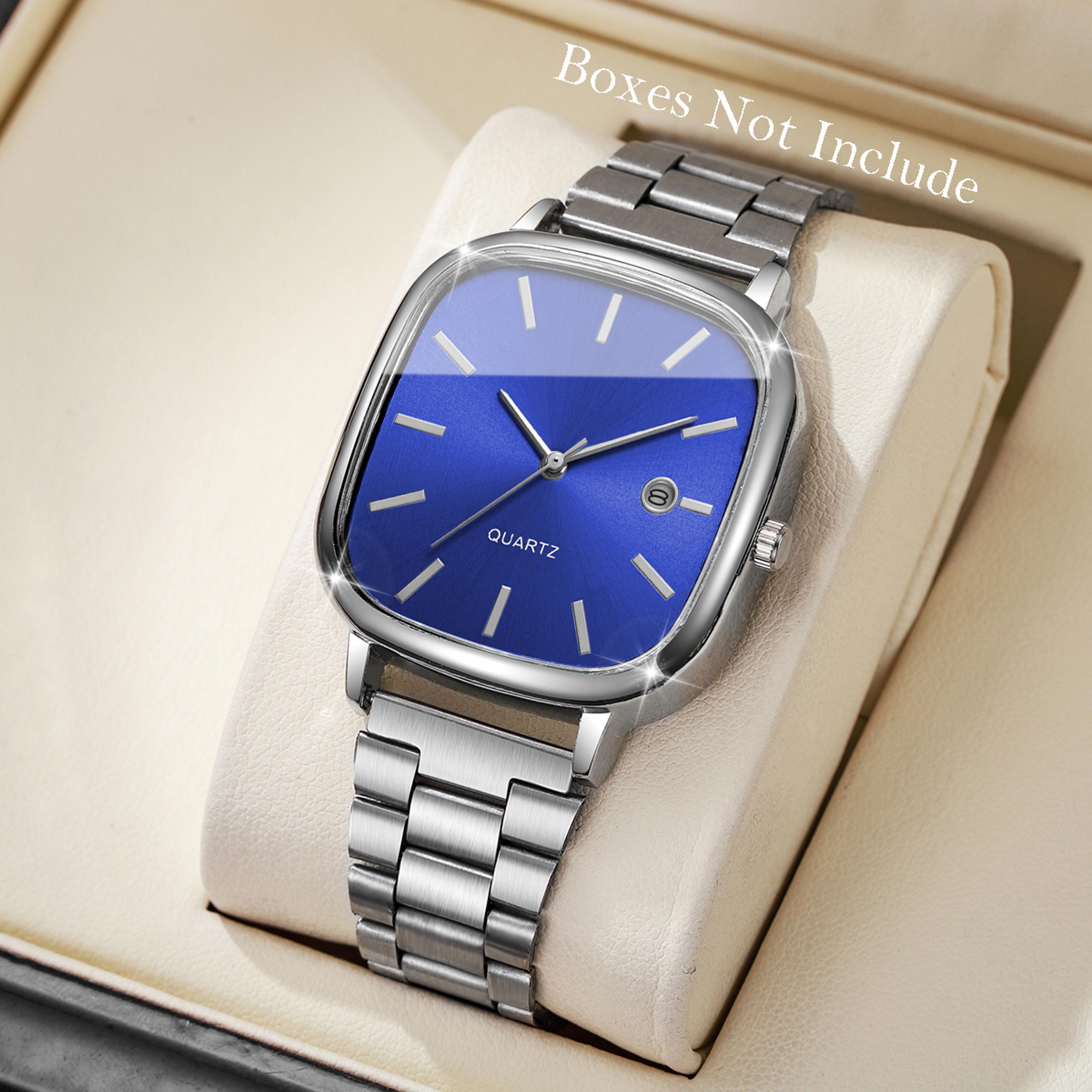 Executive Mens Business Watch With Calendar Quartz Movement  Classic Analog Design 6