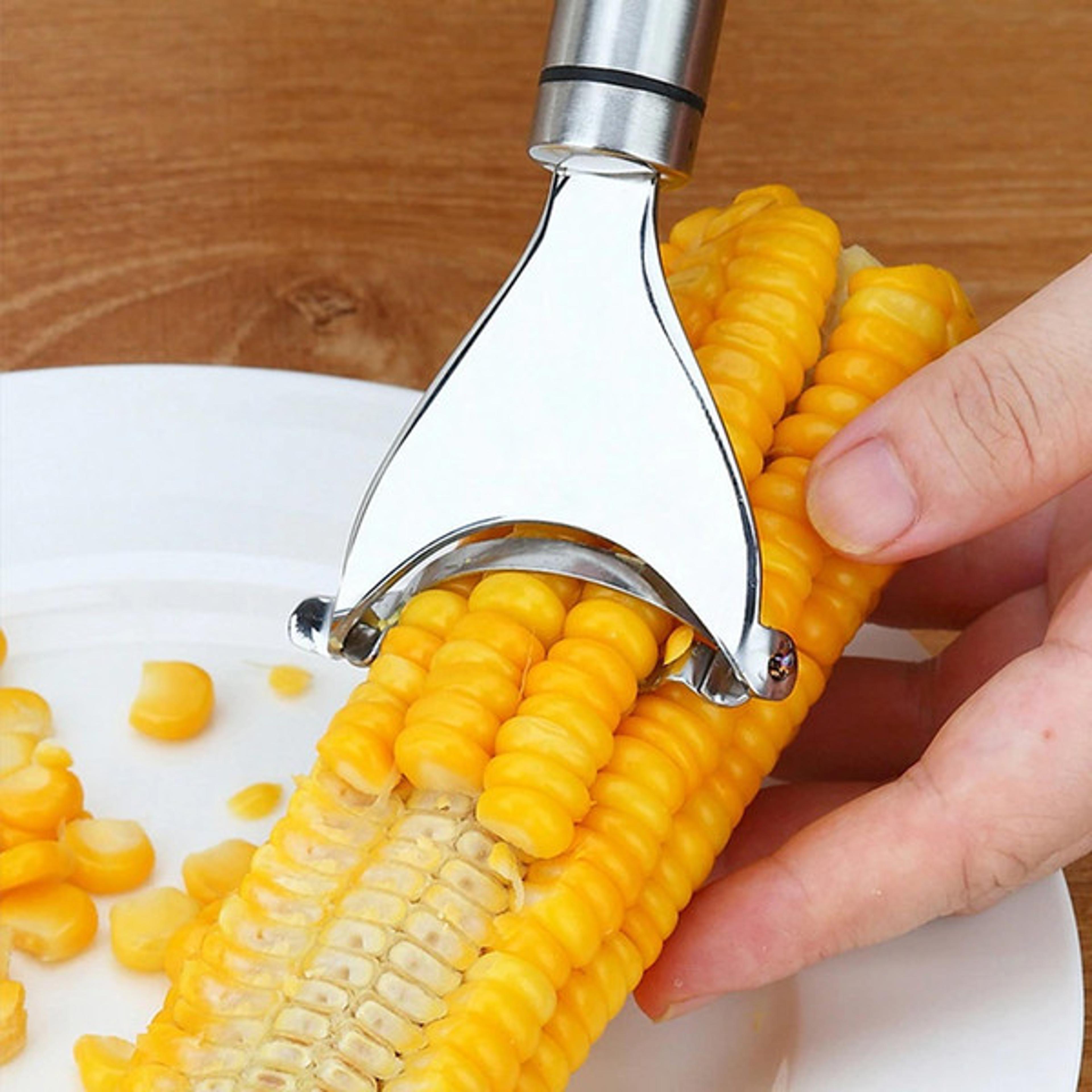 stainless steel corn peeler