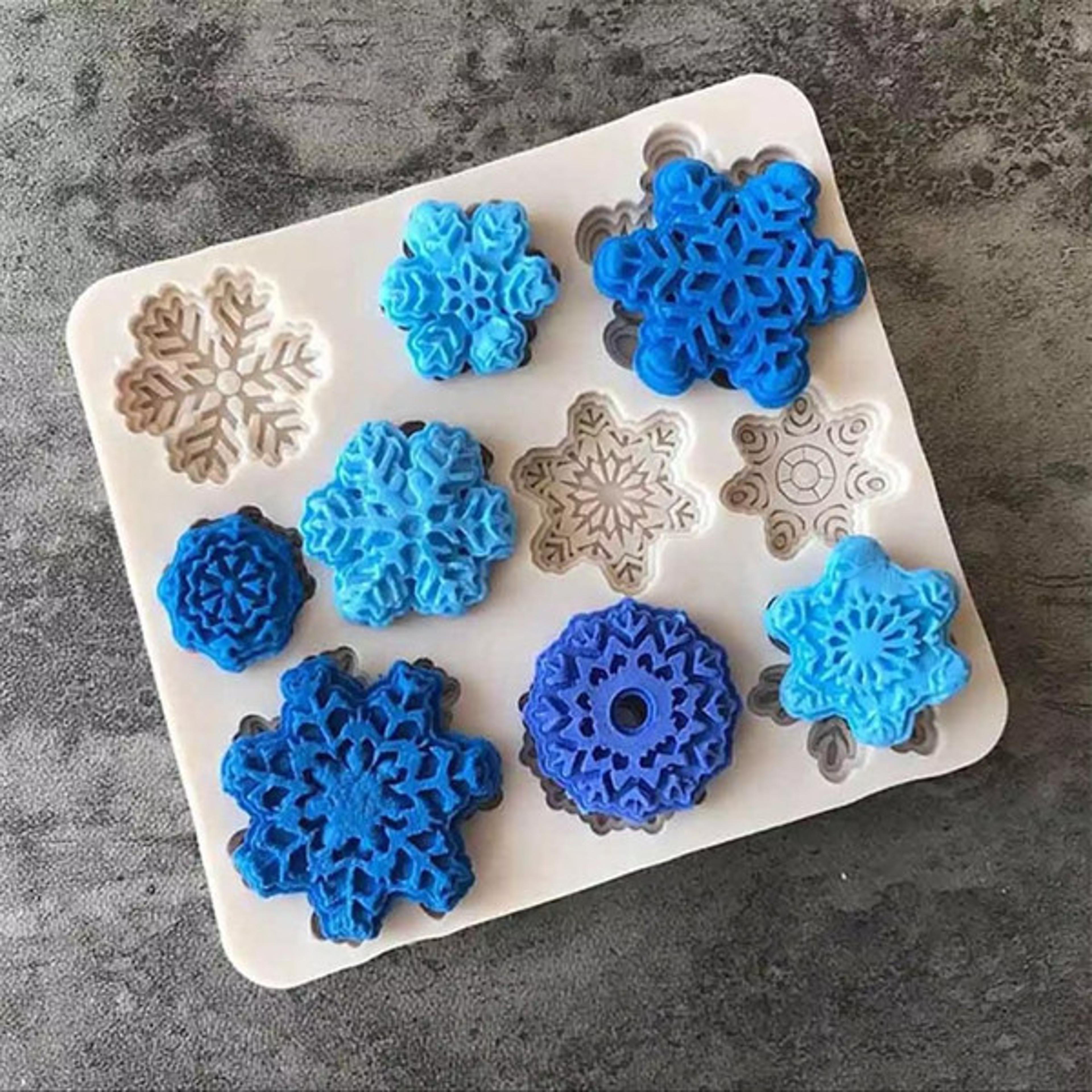 Snowflake Silicone Mold for Baking & Cake Decorating2