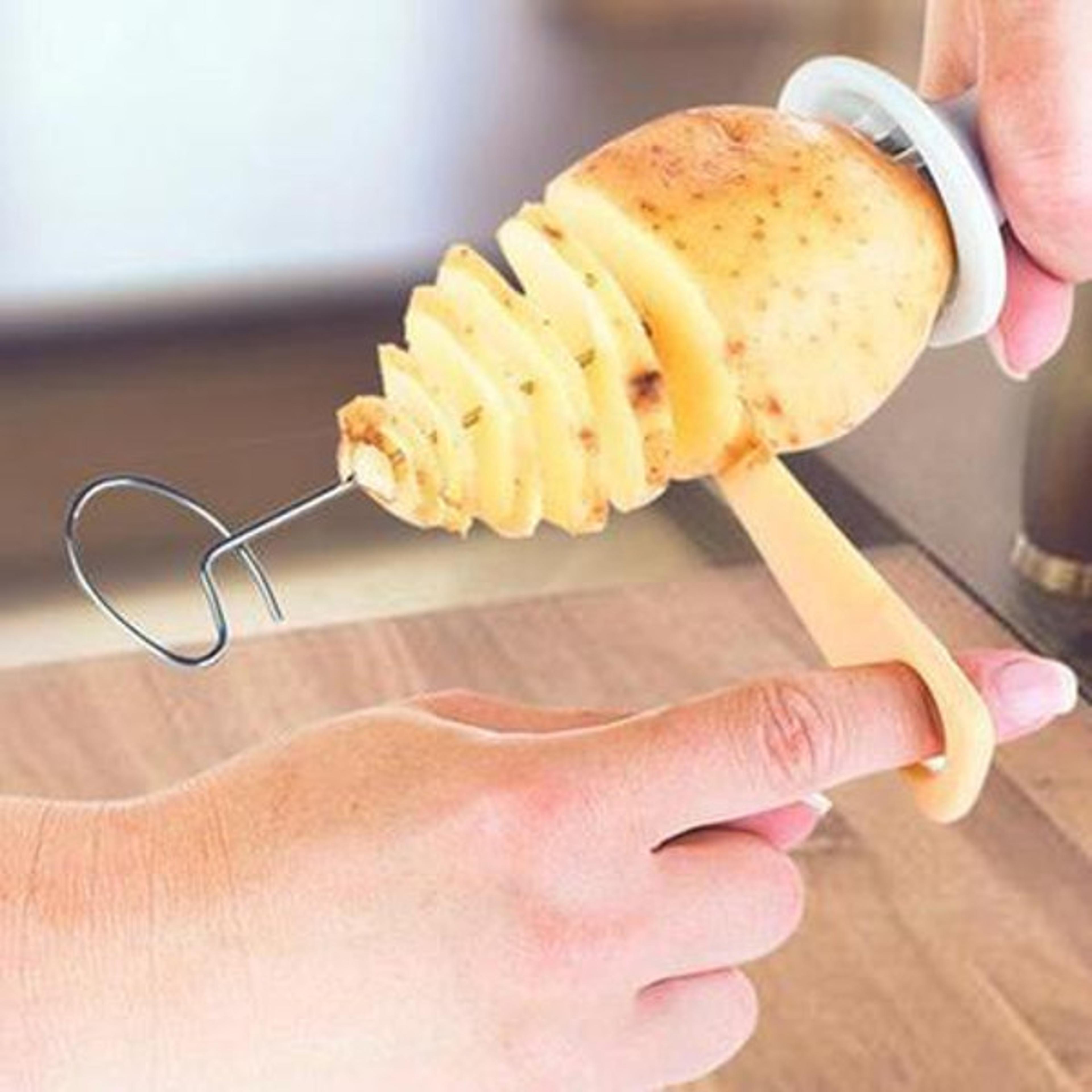 reusable twisted potato spiral cutter