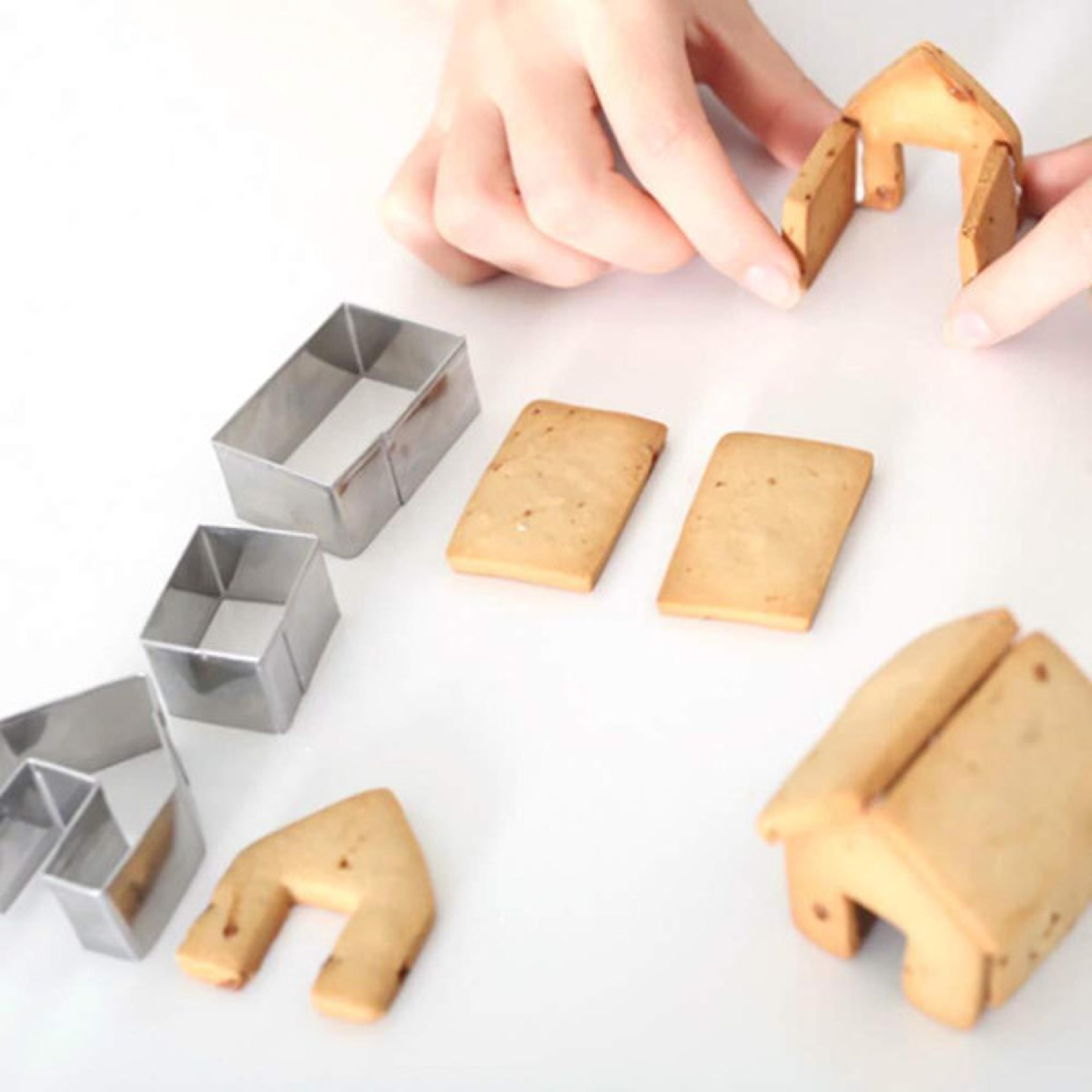 Gingerbread House Cookie Cutter Set 1