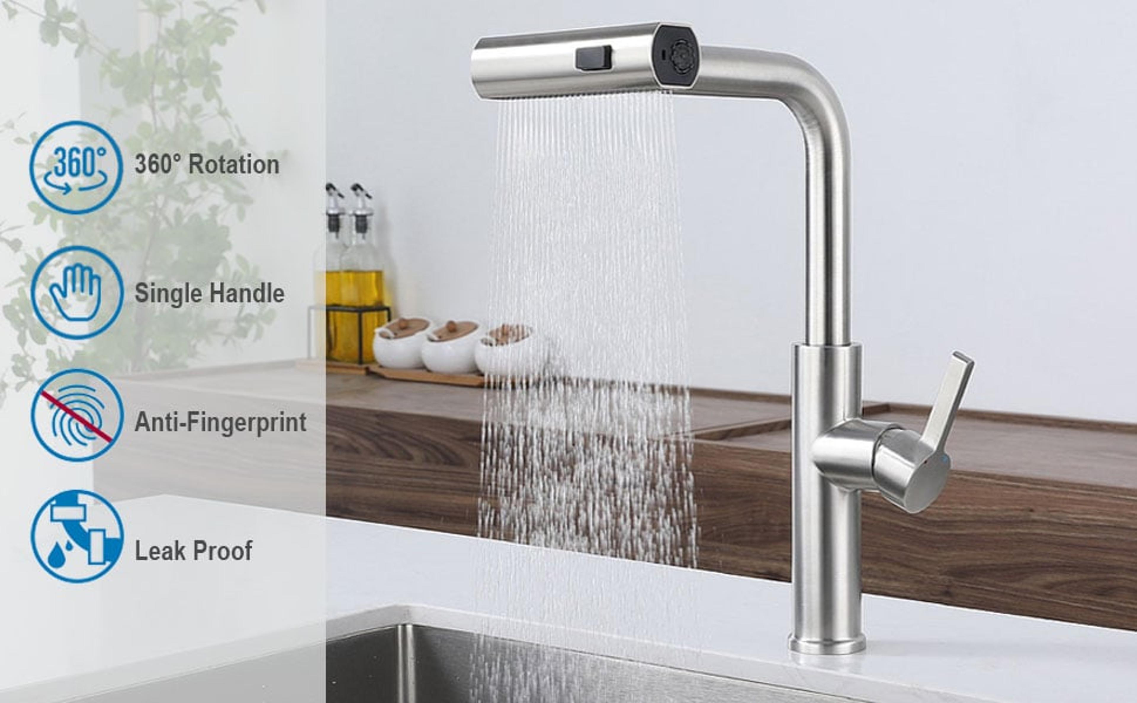 Waterfall Kitchen Faucet 9