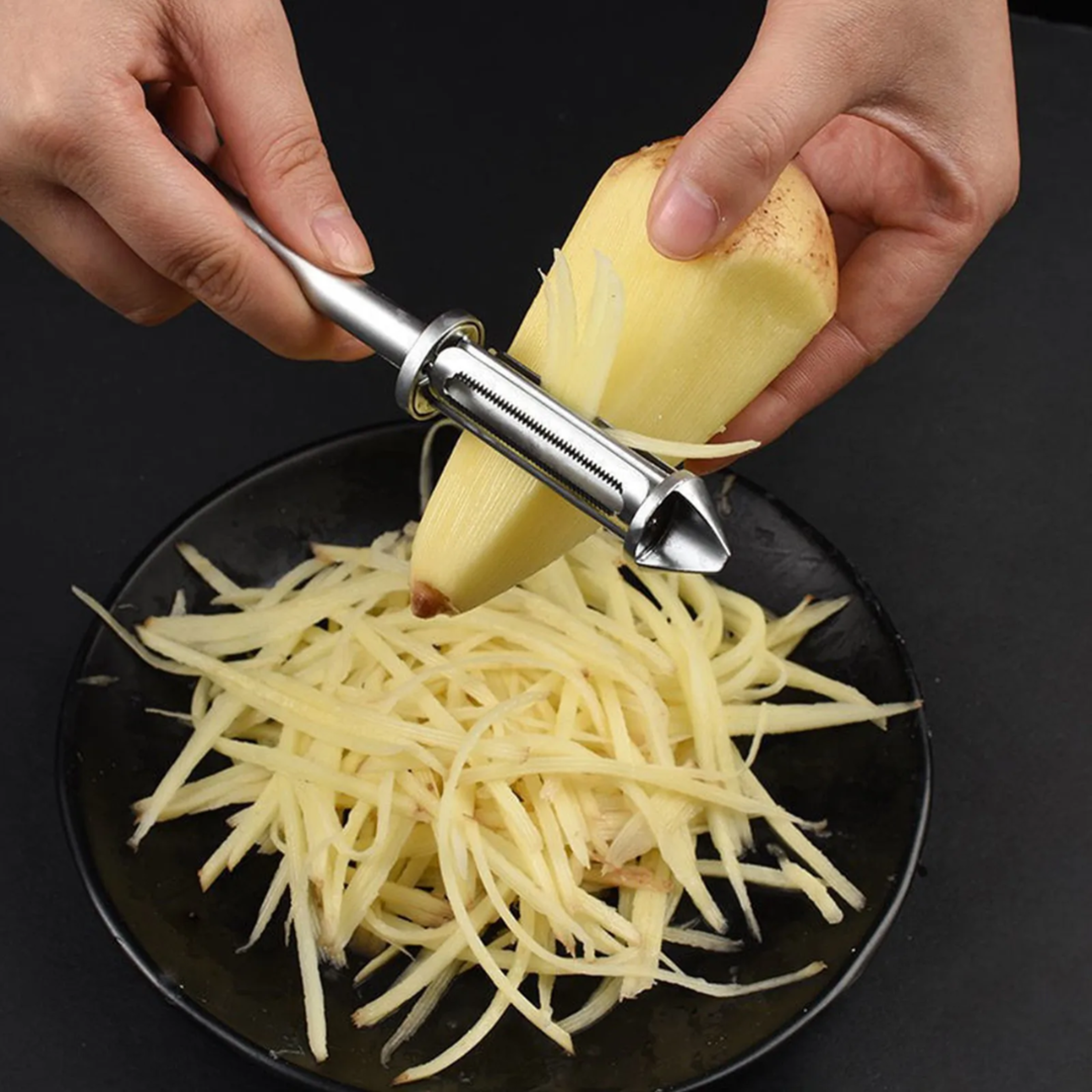 stainless steel multifunctional veggie peeler
