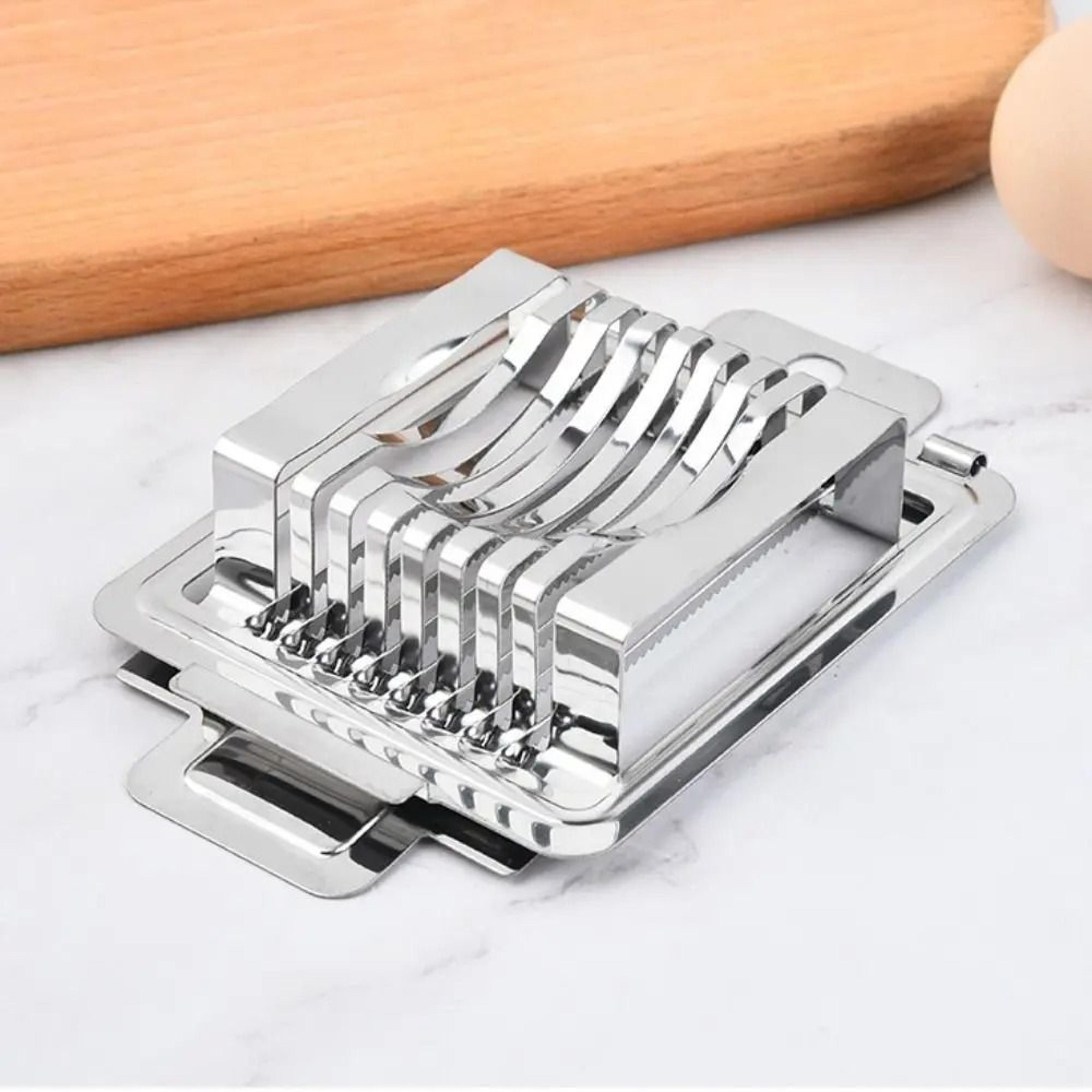 Professional Kitchen Egg Slicer with Sawtooth Blades