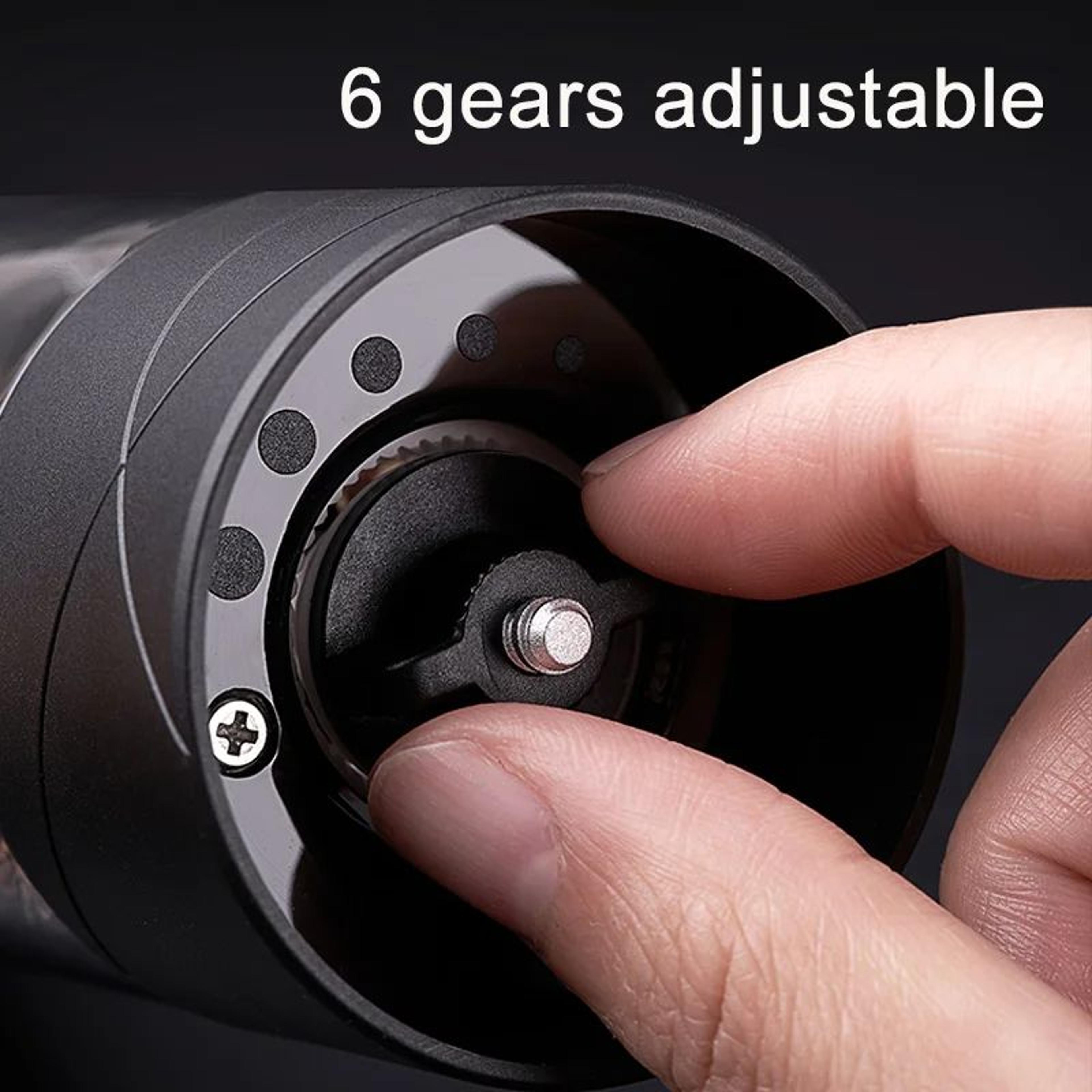 Electric Salt And Pepper Grinder With LED Light Adjustable Seasoning Mill For Cooking And Spices 2