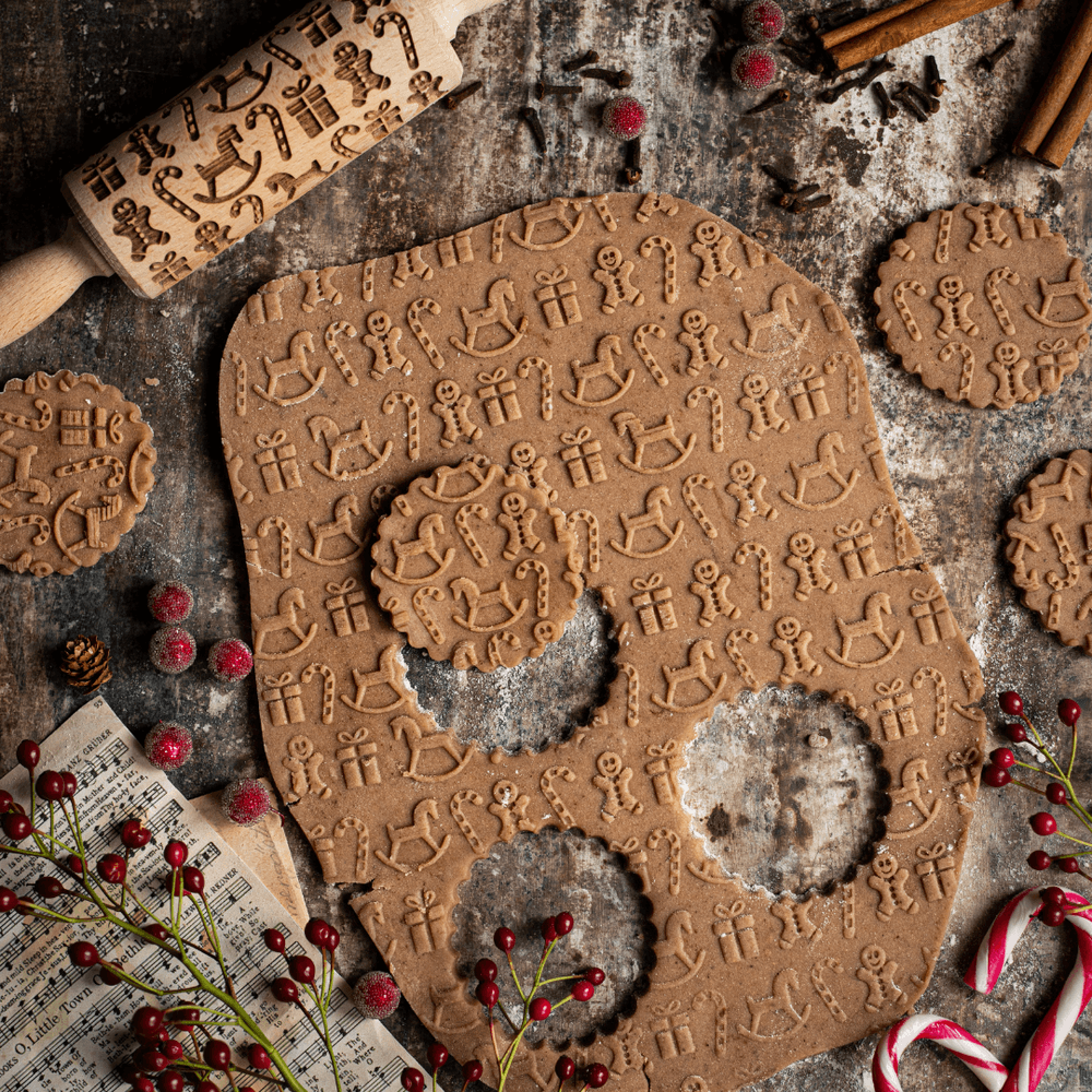 Christmas 3D Rolling Pin 14