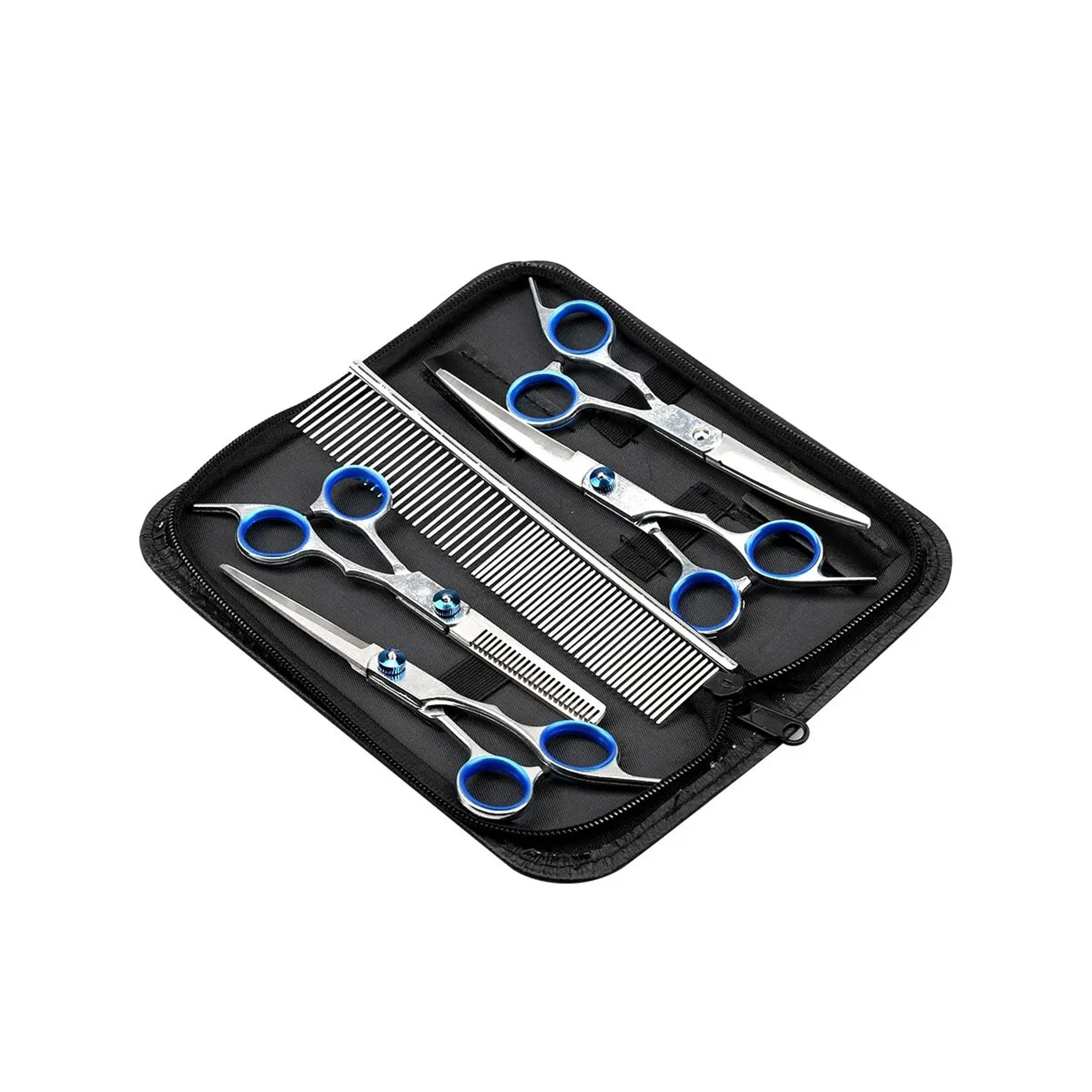 stainless steel pet grooming scissors set: professional tool