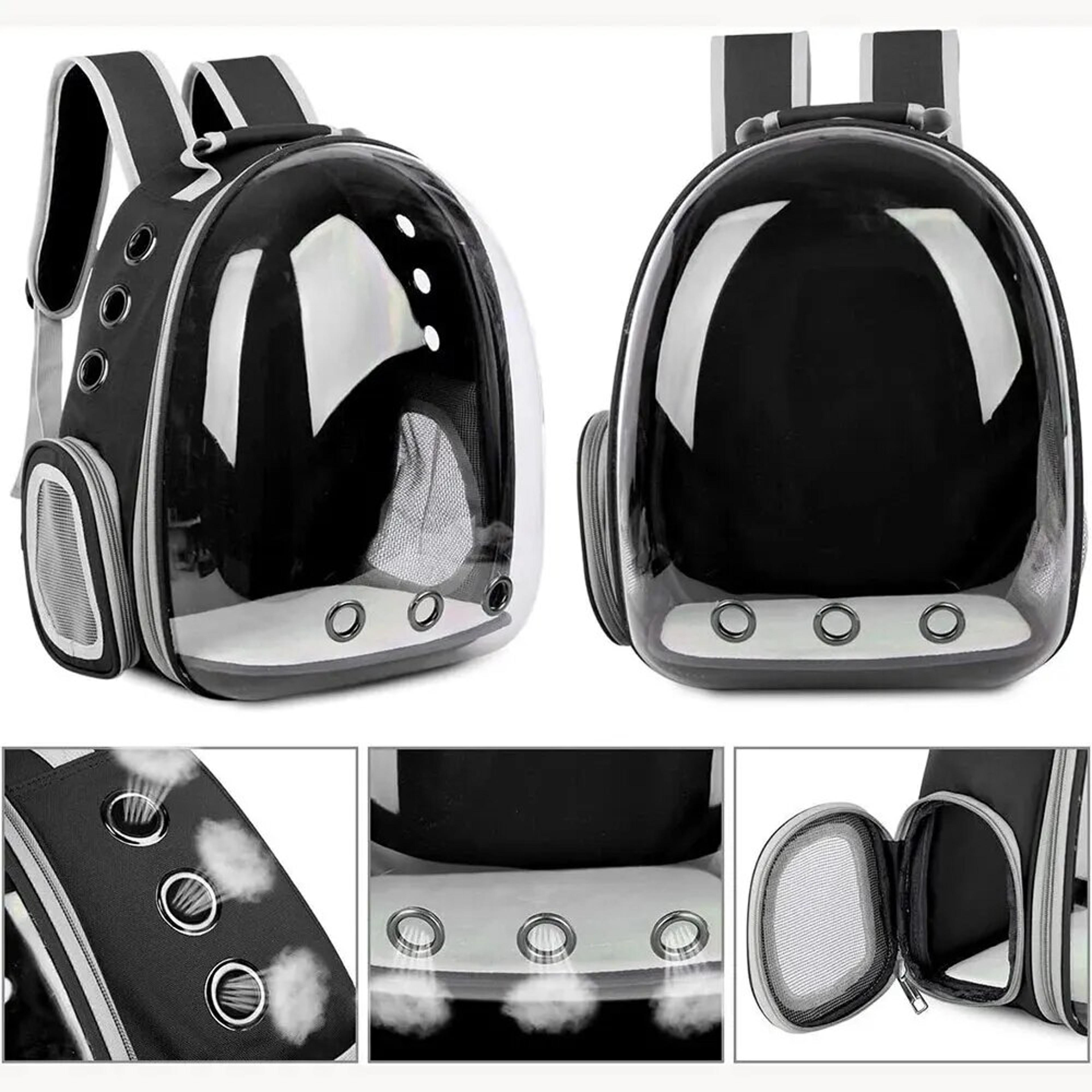K6AcCatPetCarrierBackpackTransparentCapsuleBubblePetBackpackSmallAnimalPuppyKittyBirdB
