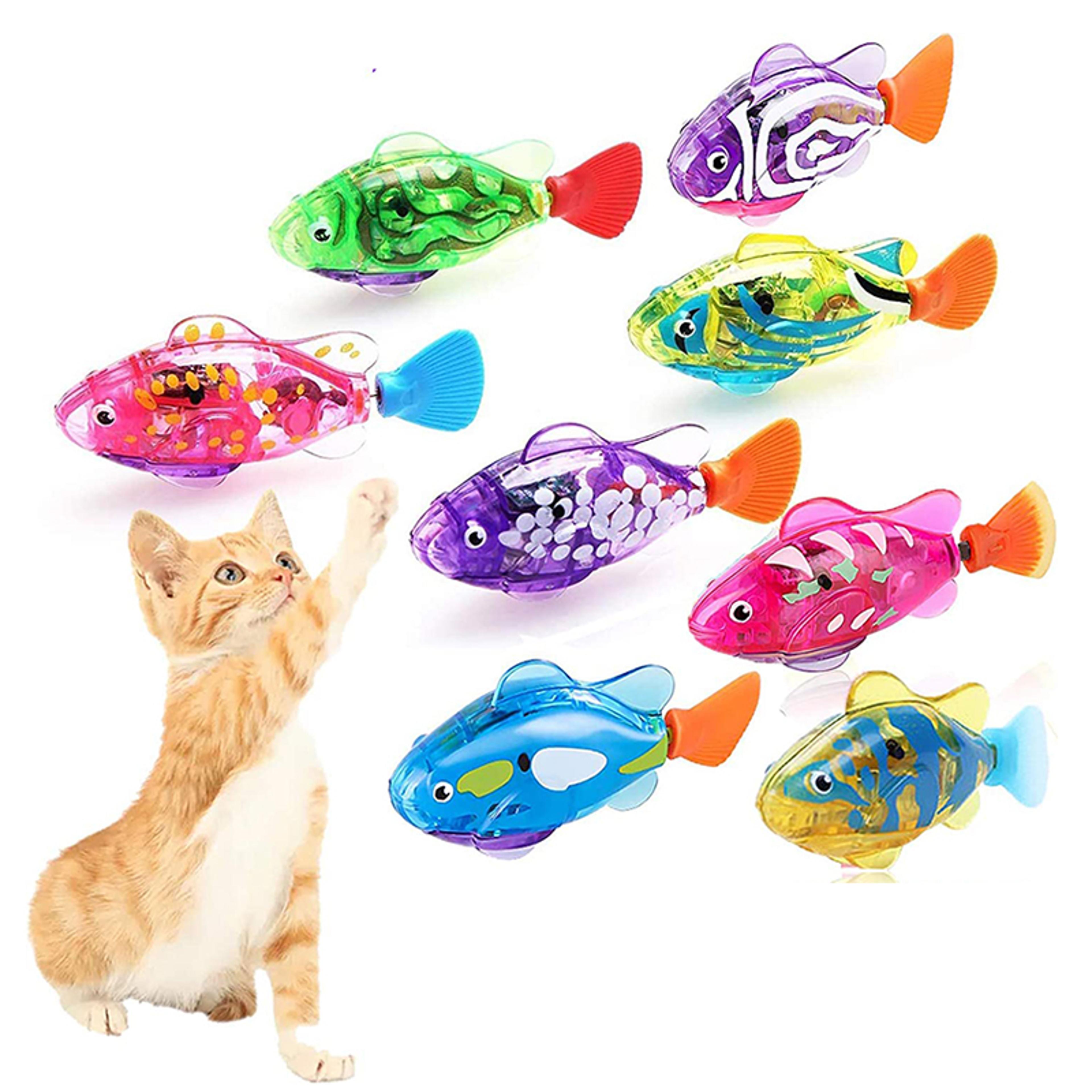 i8x0CatInteractiveElectricFishToyWaterCatToyforIndoorPlaySwimmingRobotFishToyforjpg