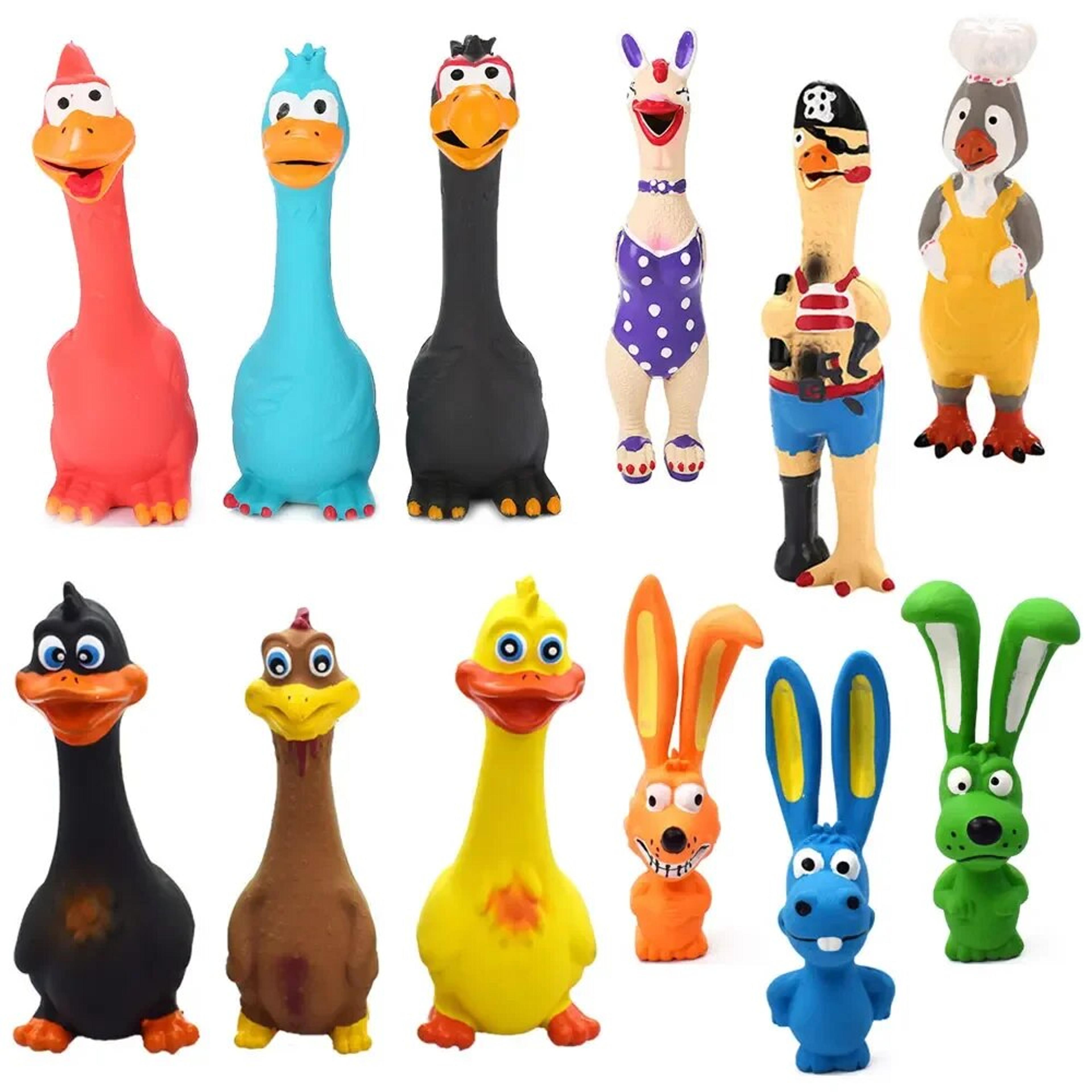 G9flPetsDogToysScreamingChickenSoundToyPuppyBiteResistantChewToyInteractiveSqueakyDog