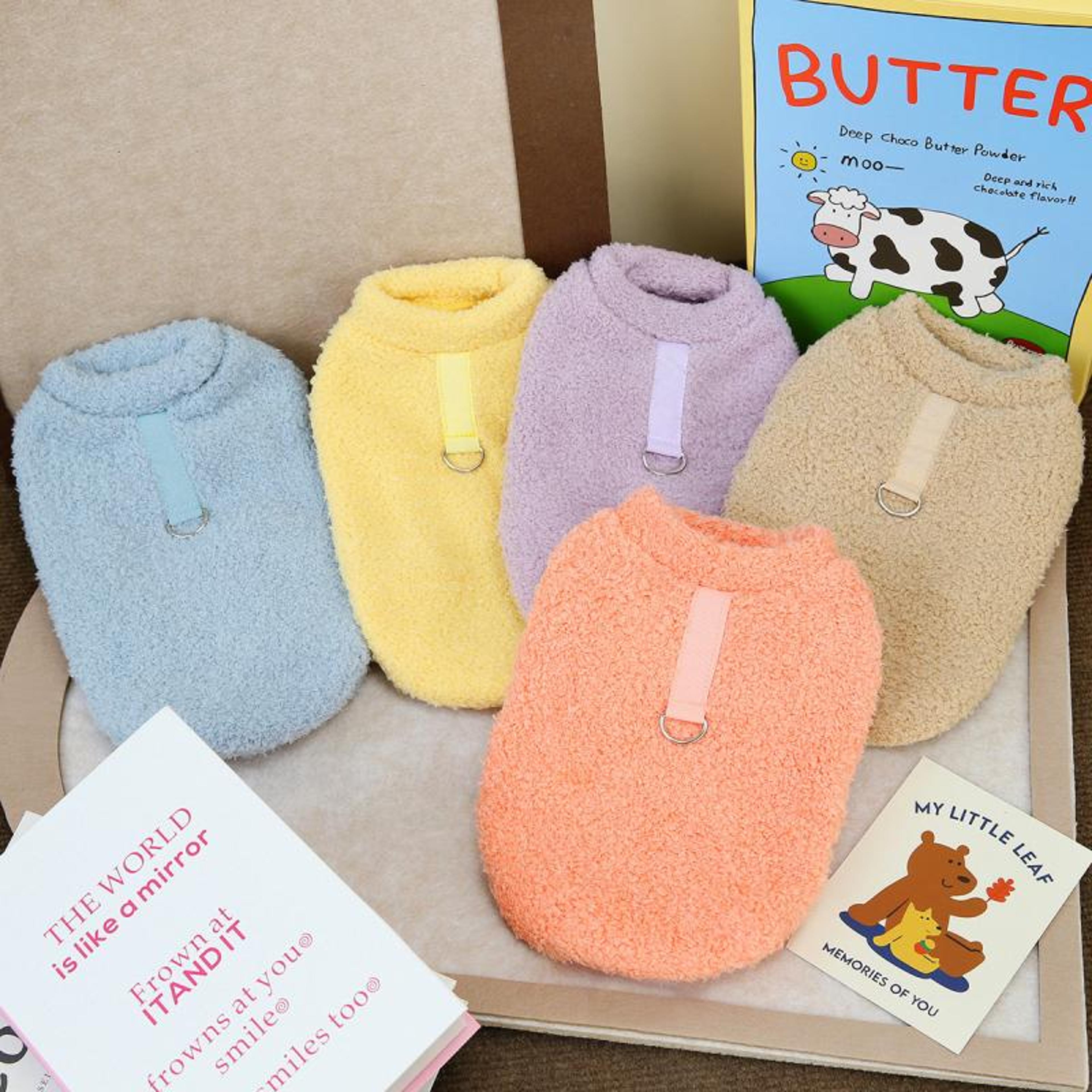 Winter Dog Sweater Warm Plush Dog Clothes For Small Medium Dogs Cats Soft Puppy Coat Jacket Chihuah 4