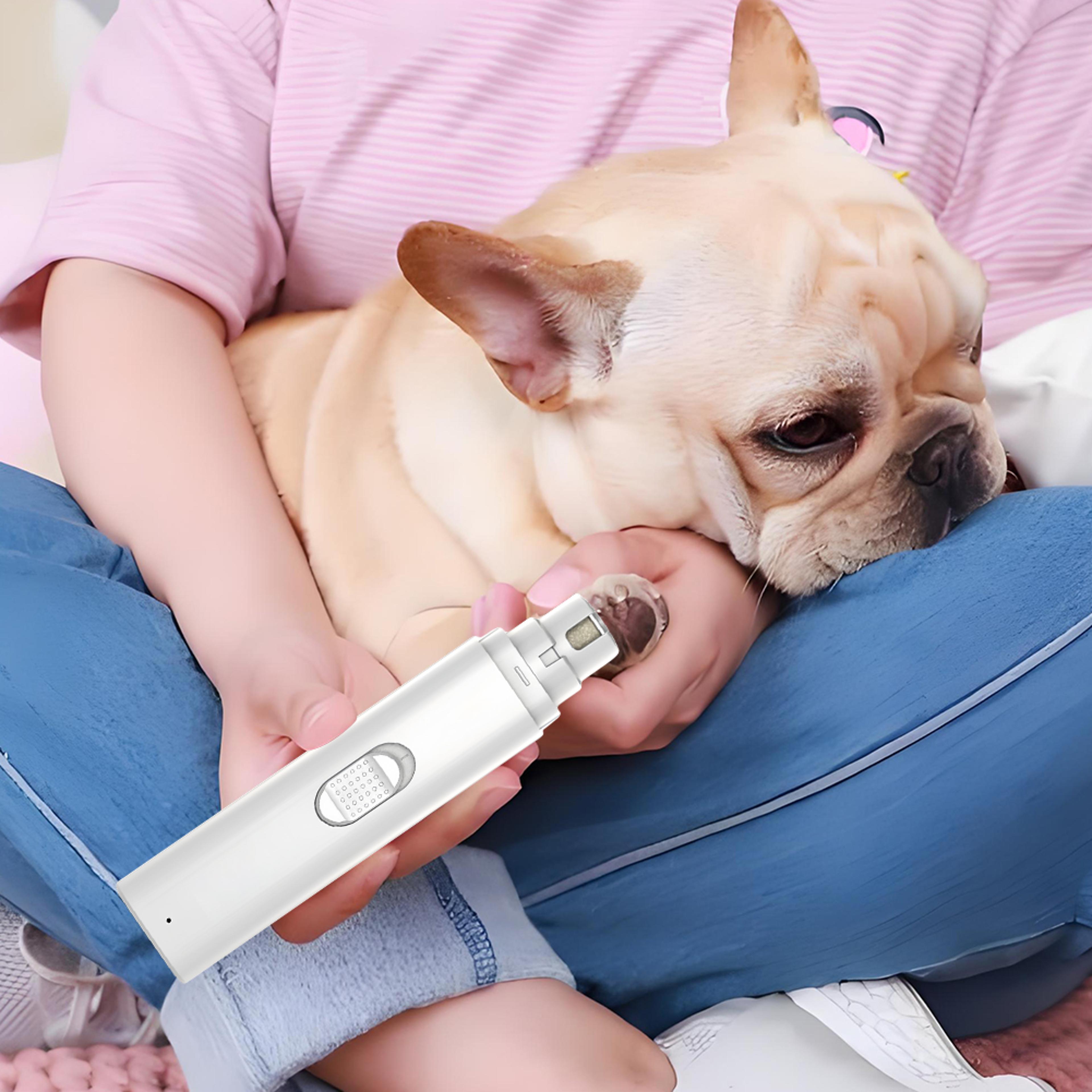 electric pet nail grinder painless paws grooming and smoothing dog nail trimmer 2 speed for small medium large dogs cats