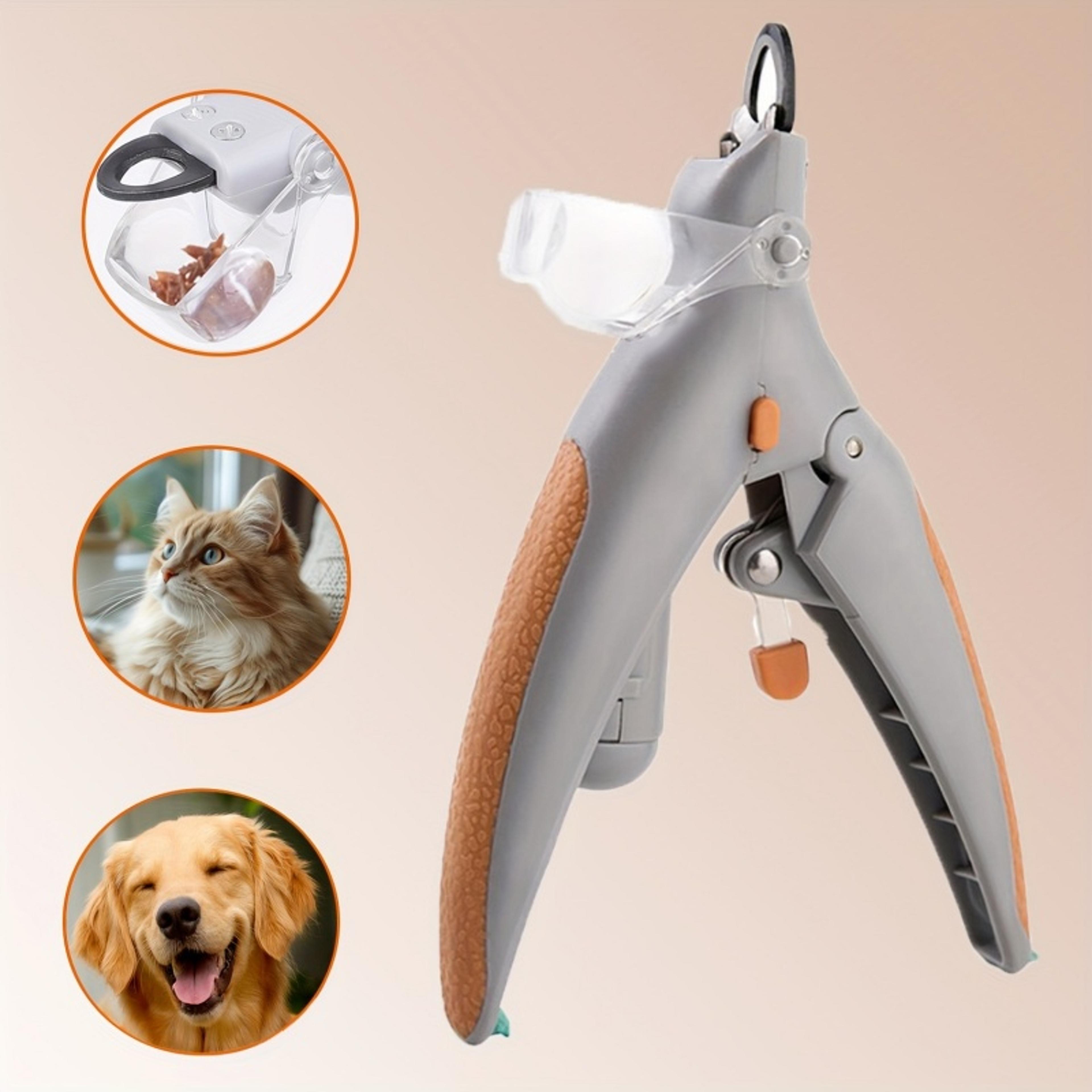 led precision pet nail clippers for safe dog & cat grooming