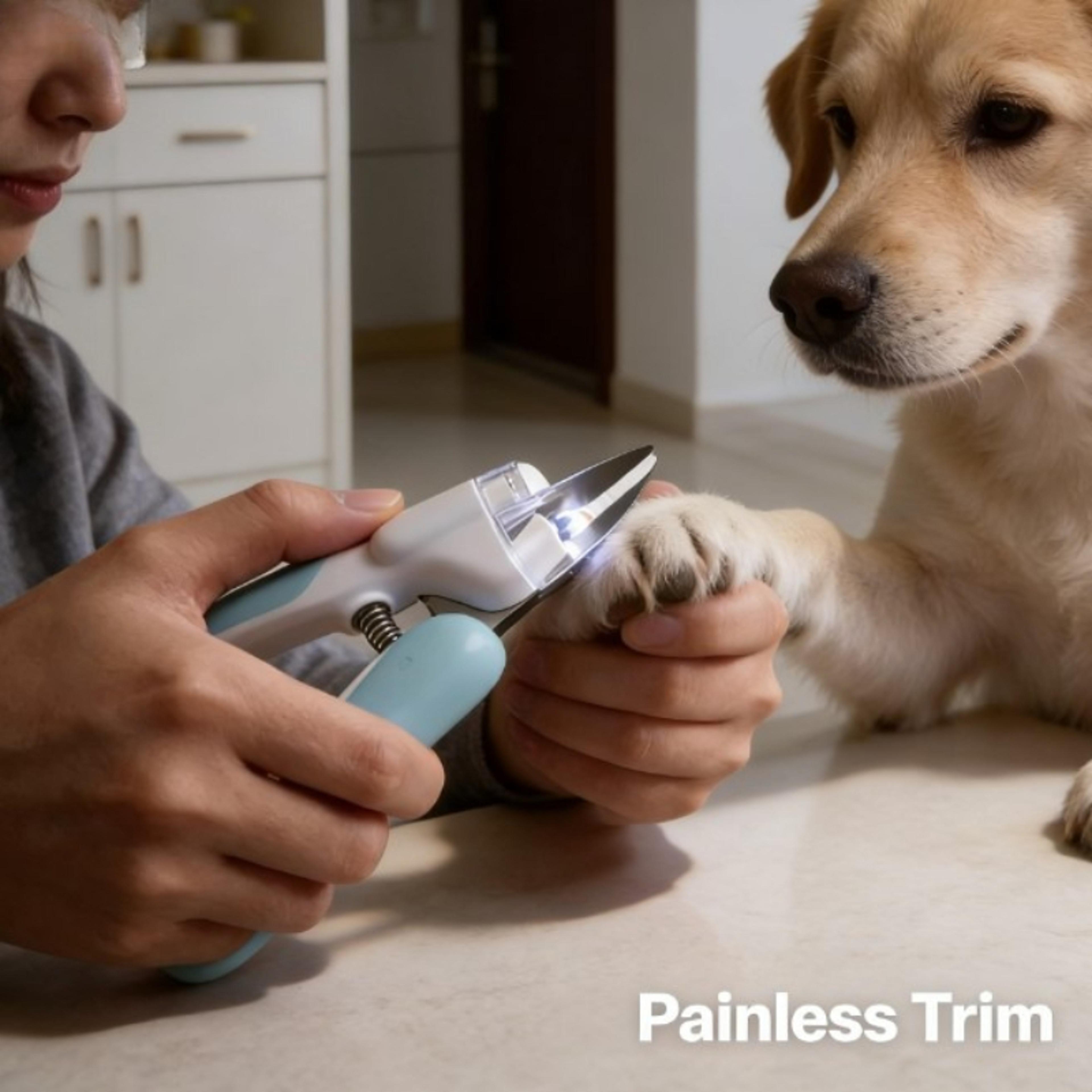 premium led pet nail trimmer & dog and cat nail grinder grooming tool