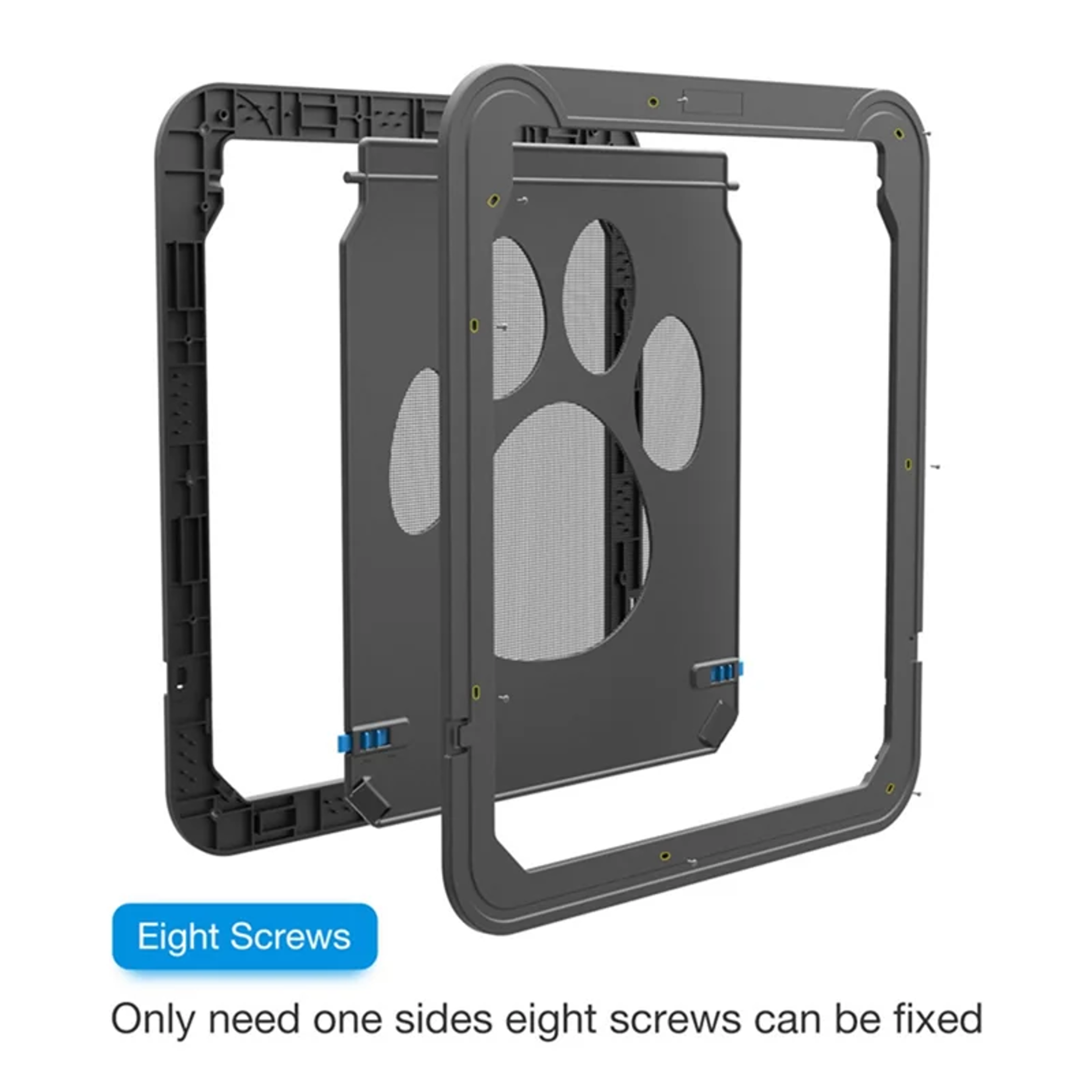 Smart Pet Door Flap For Cats  Small Dogs With Easy Entry Control 2