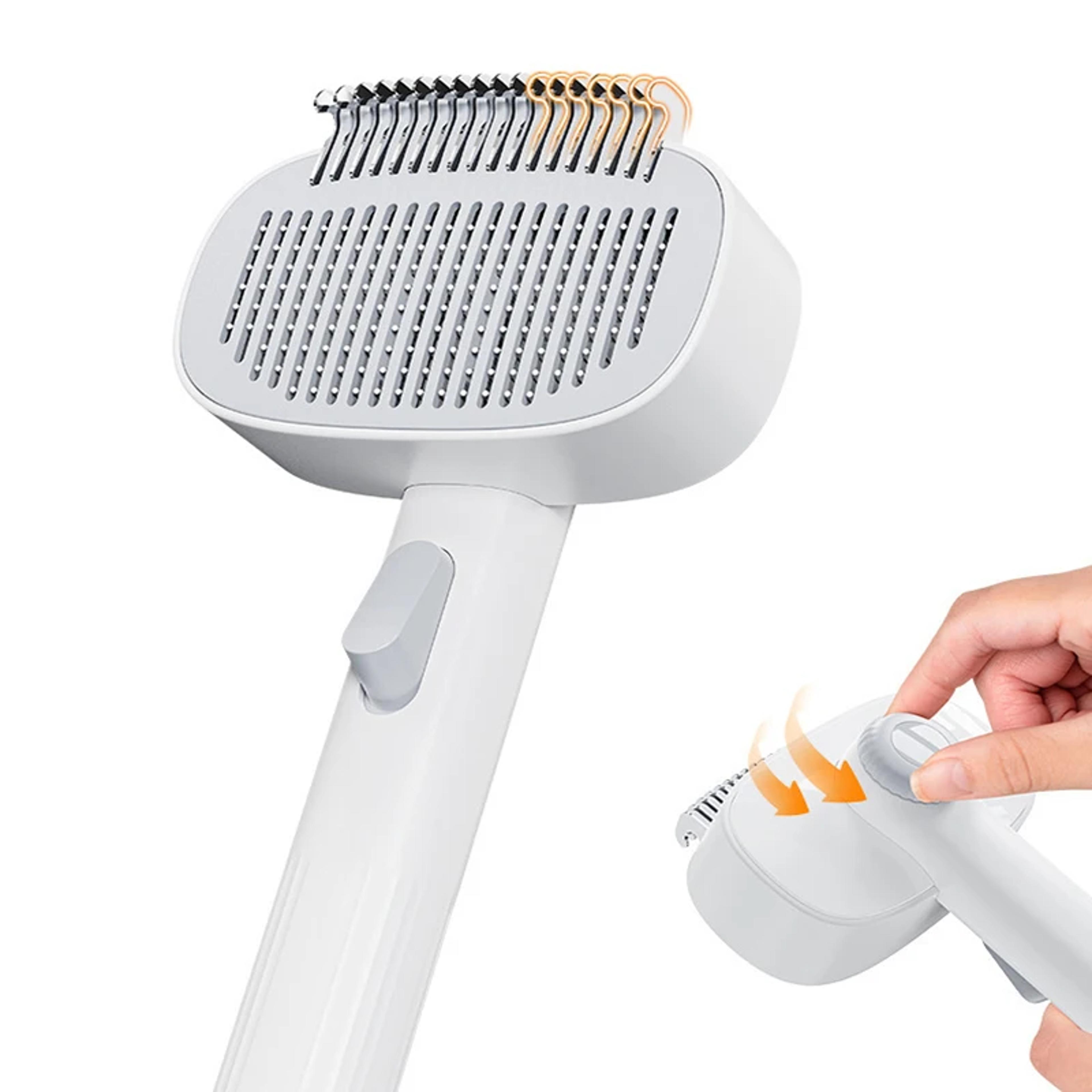 Magic Pet Pro Grooming Brush Effortless Pet Hair Remover Painless Deshedding Tool For Thick Fur 1