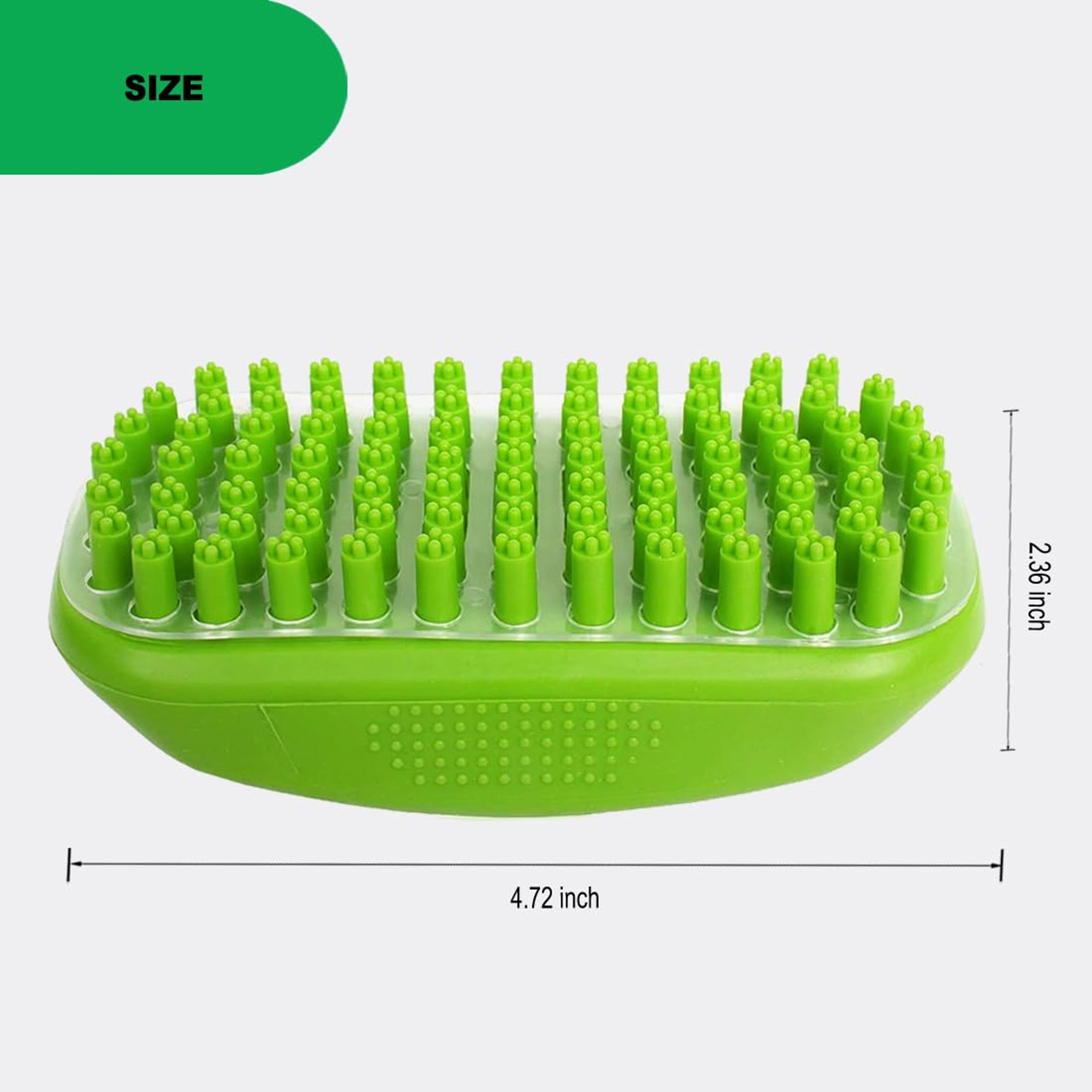 Premium Pet Bath  Massage Grooming Brush For Dogs  Cats 6