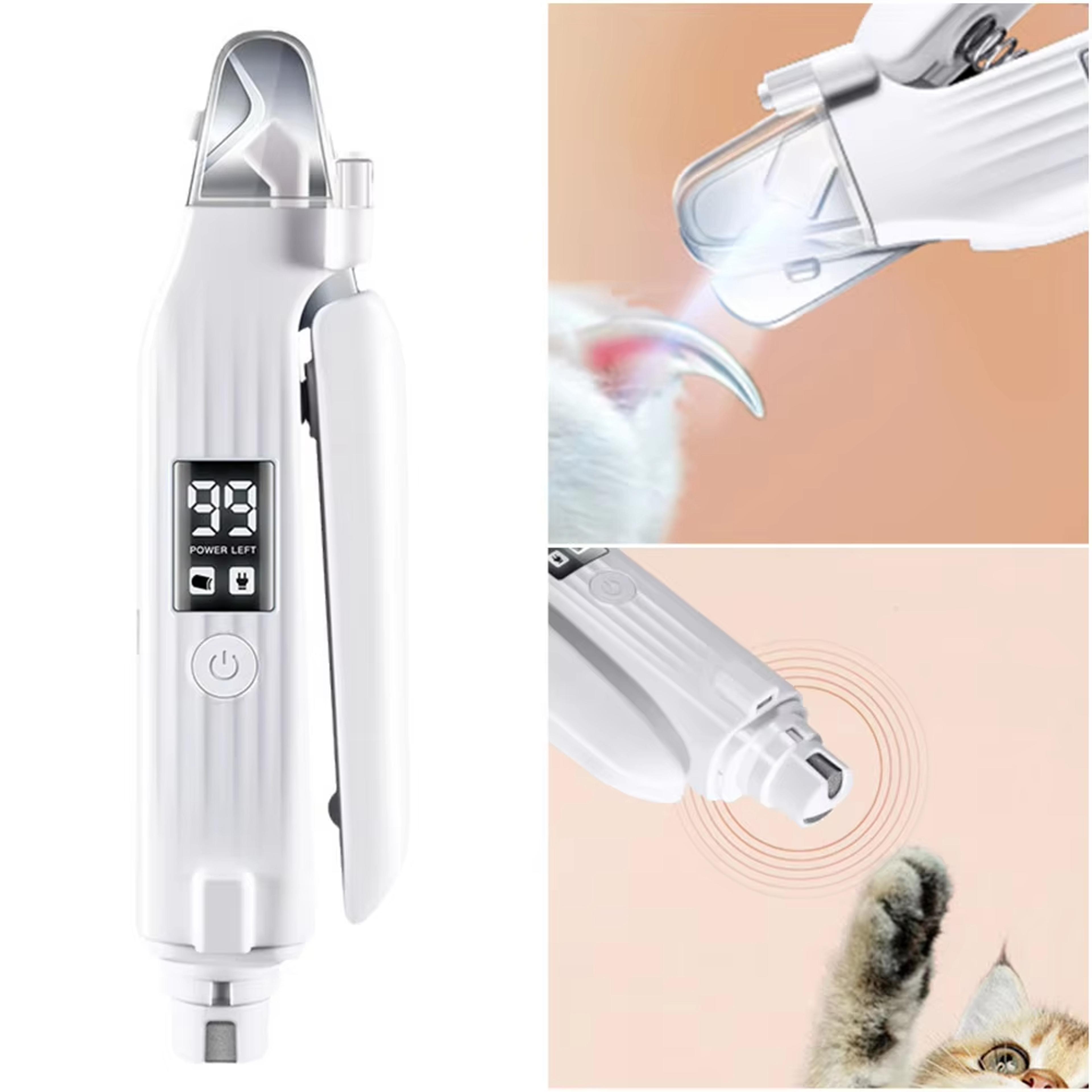 Dog Nail Grinder  Clipper With LED Light For Dogs And Cats 0