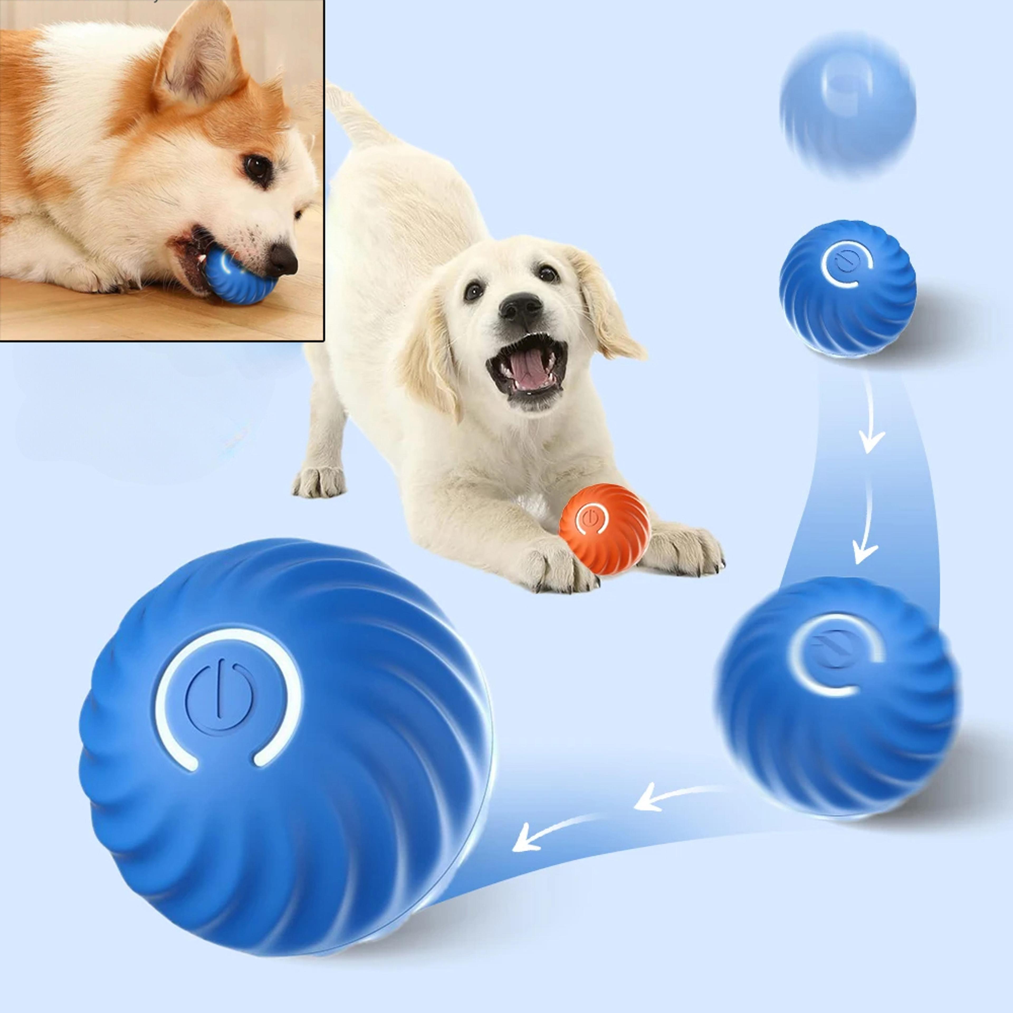 smart interactive dog toy ball automatic moving dog ball usb rechargeable play toy