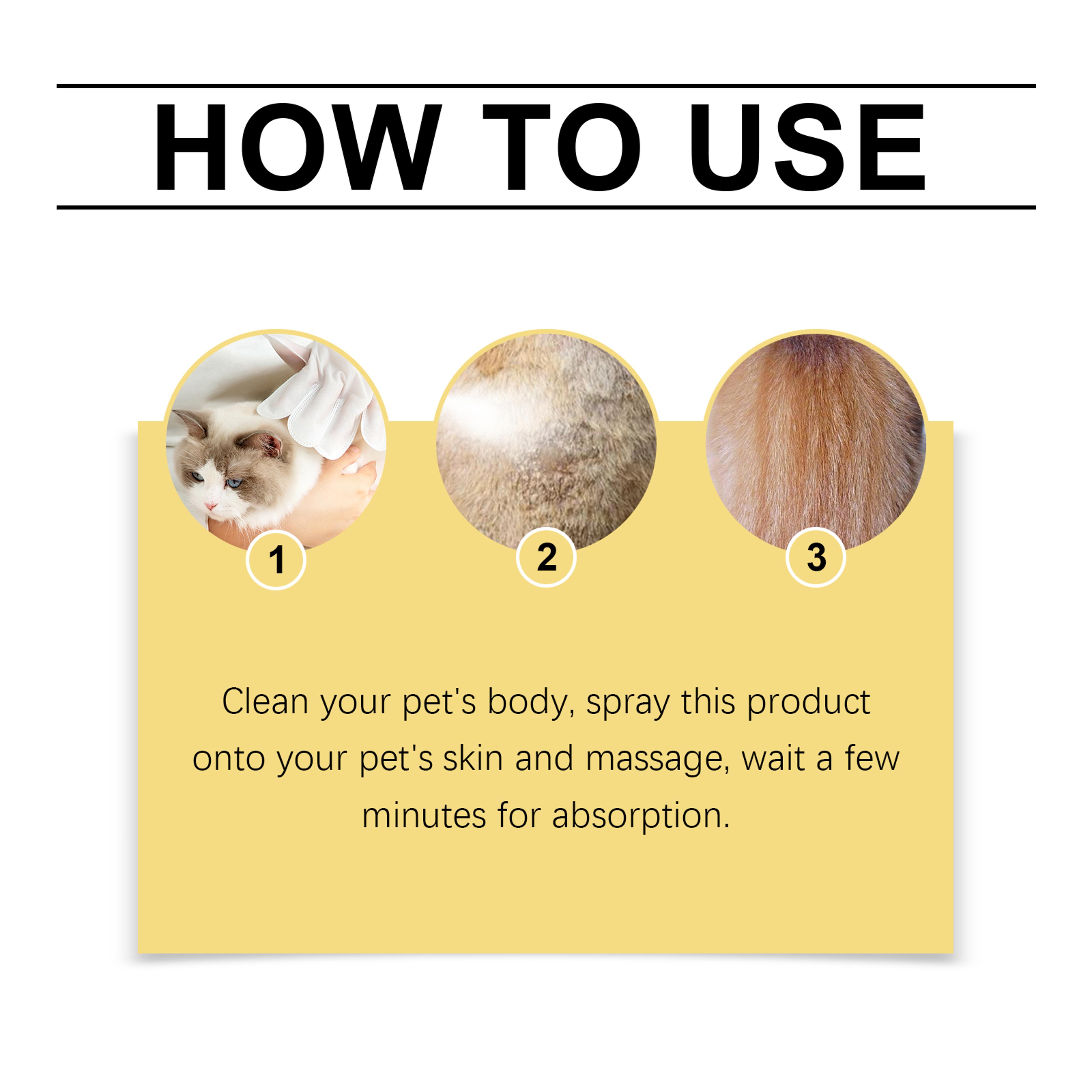 Herbal Pet Anti Itch Relief Spray For Dogs  Cats Skin Repair Care 5