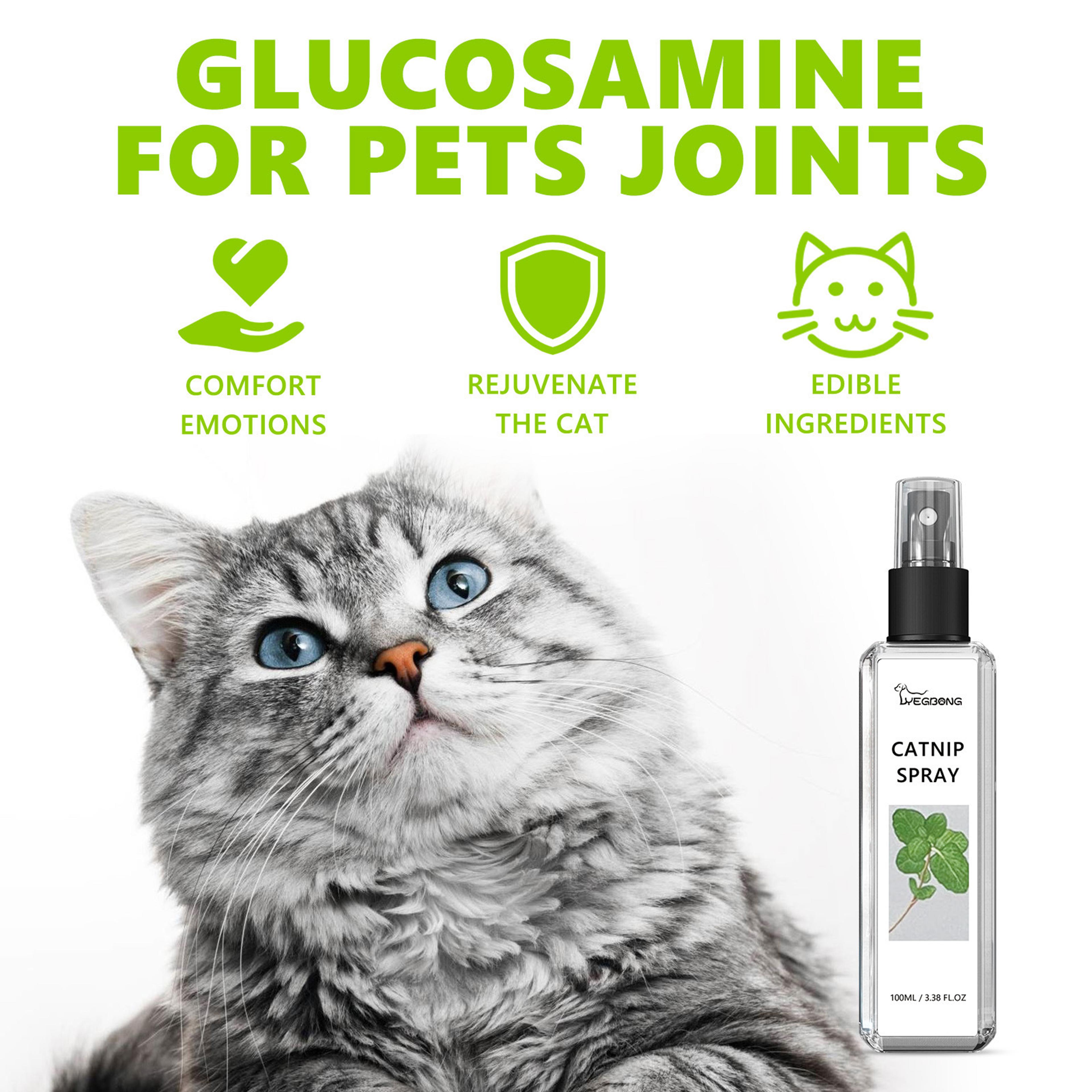 Premium Cat  Dog Catnip Spray Calming Pet Attractant For Stress Relief 5