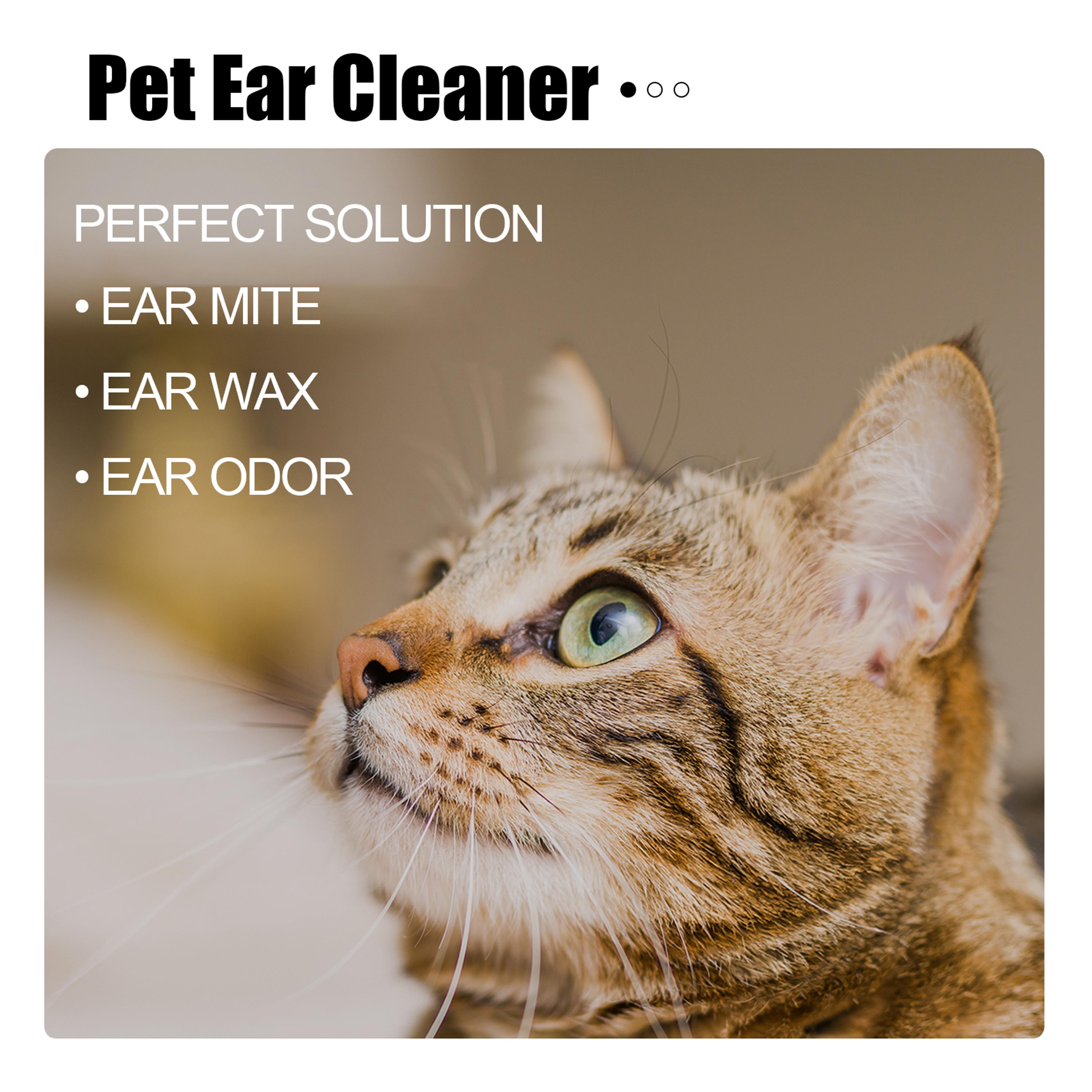 Ear Relief Drops For Cats  Dogs Ear Mite  Wax Cleaning Formula 50ml 4