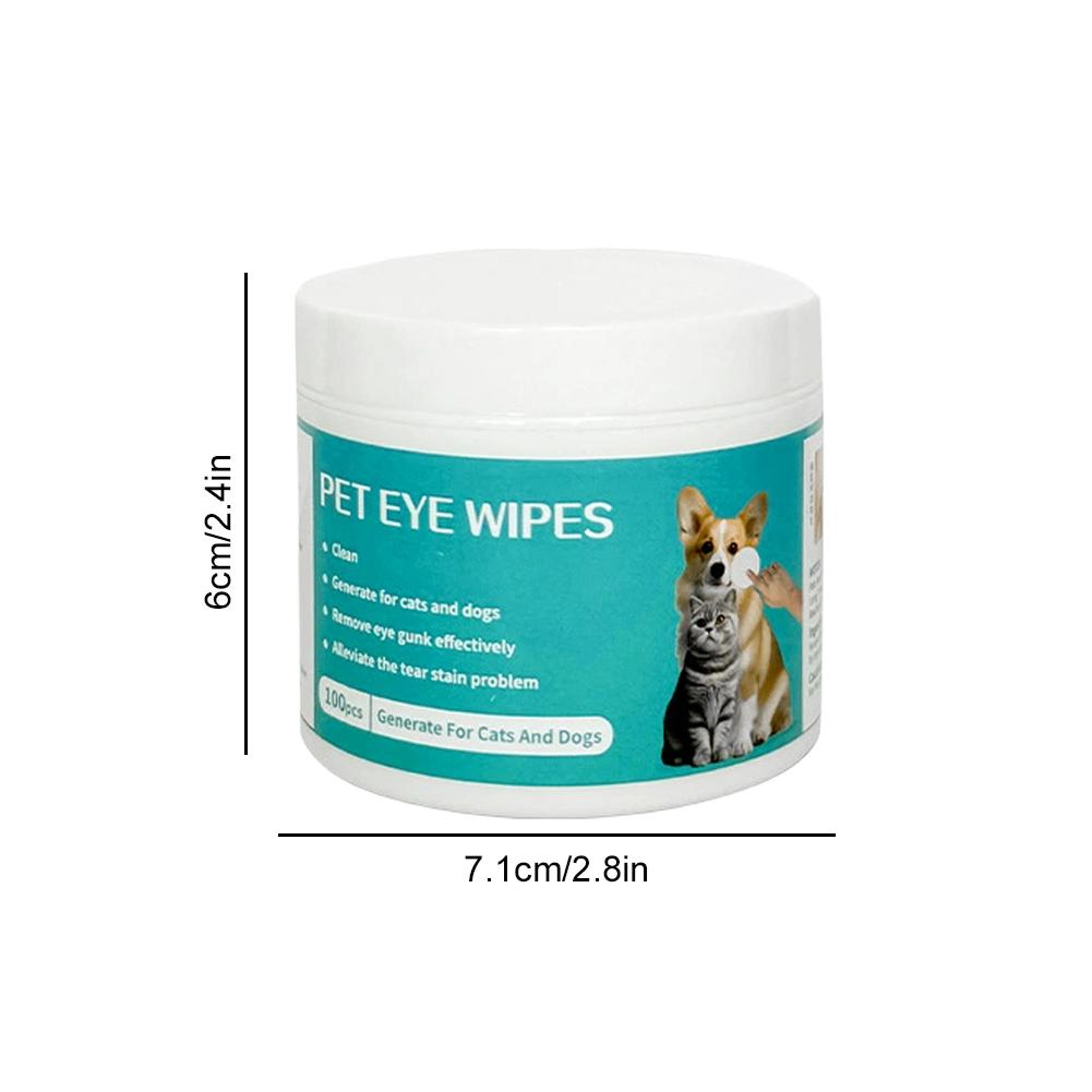 Pet Eye Cleaning Wipes For Dogs And Cats Tear Stain Remover Disposable Gentle Care 5