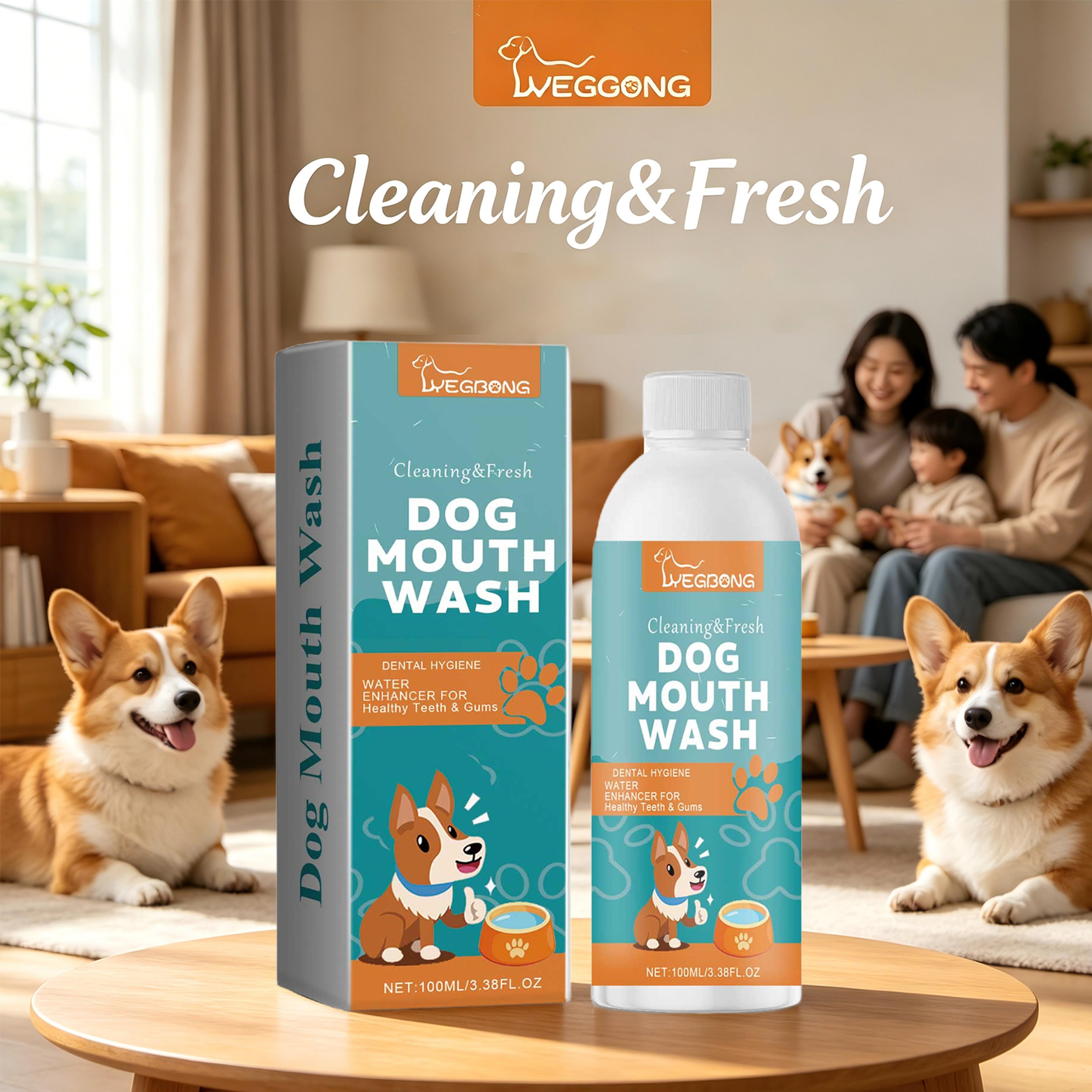 Dog Teeth Cleaning Oral Care Mouthwash Fresh Breath Tartar Remover Dental Hygiene Solution For Dogs 5