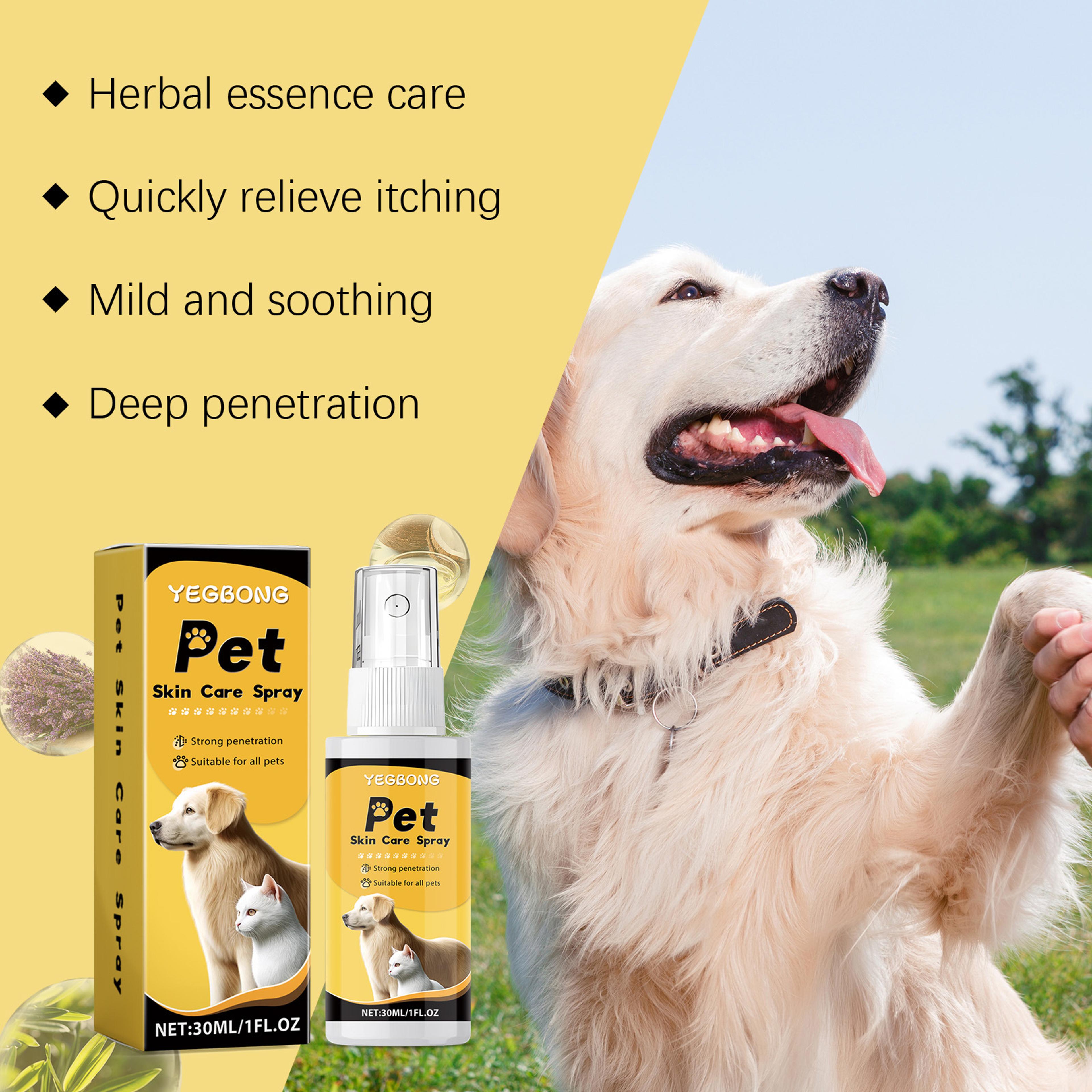 Herbal Pet Skin Care Spray For Dogs  Cats Anti Itch Relief Dry Skin Repair Natural Soothing Treatme 4