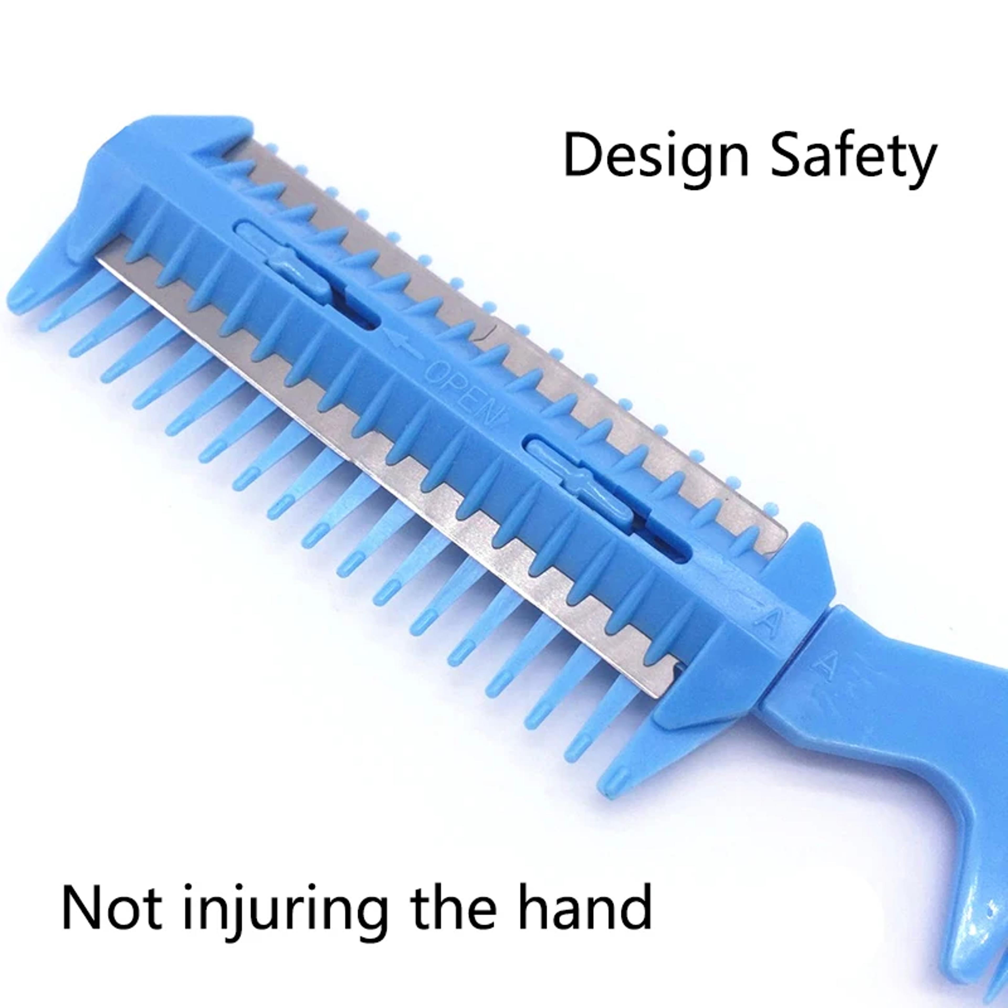 Dog Hair Trimmer Comb Pet Grooming Comb For Cats Deshedding Brush Dual Blade 3