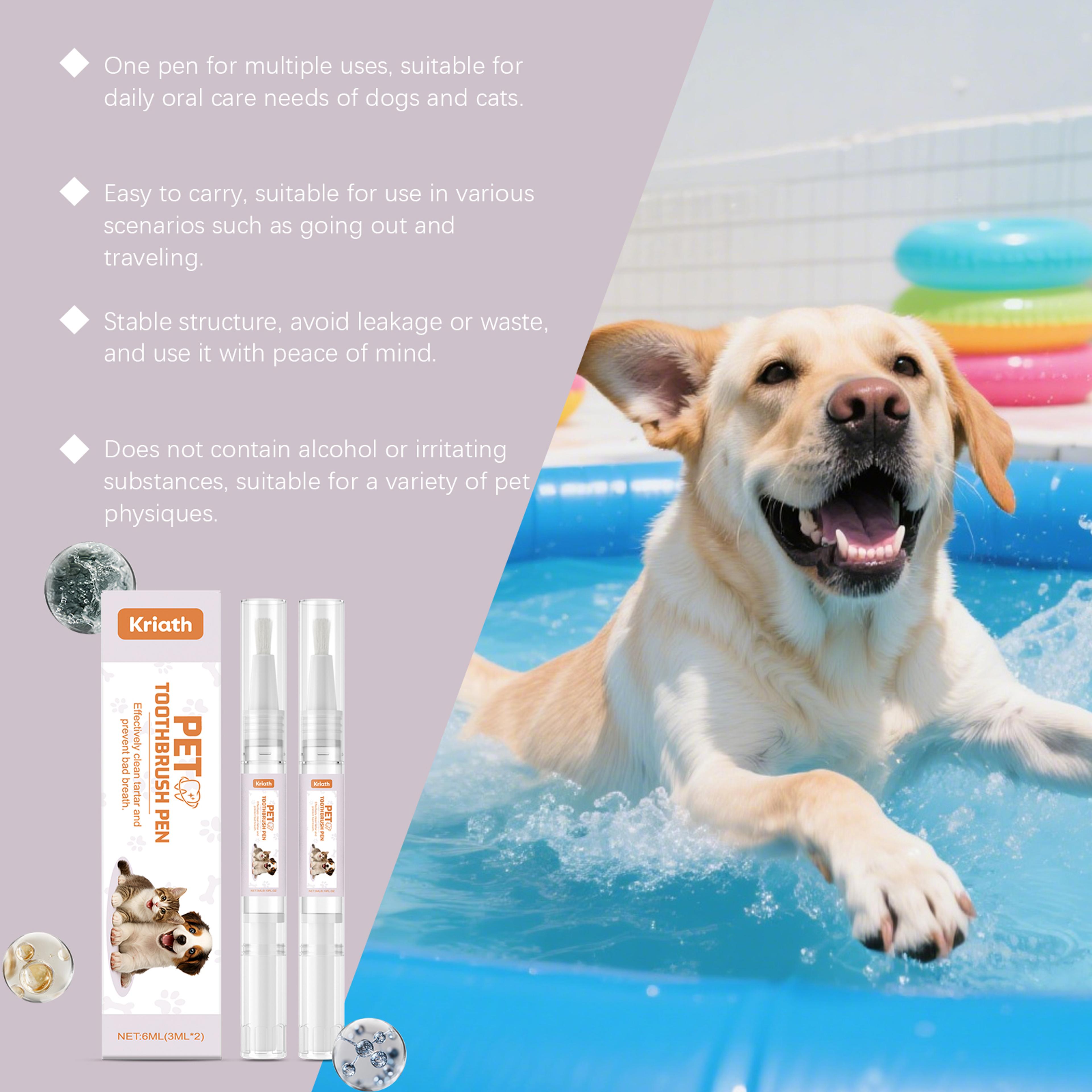 Pet Toothbrush Pen For Dog And Cat Dental Care Oral Hygiene Cleaner 4