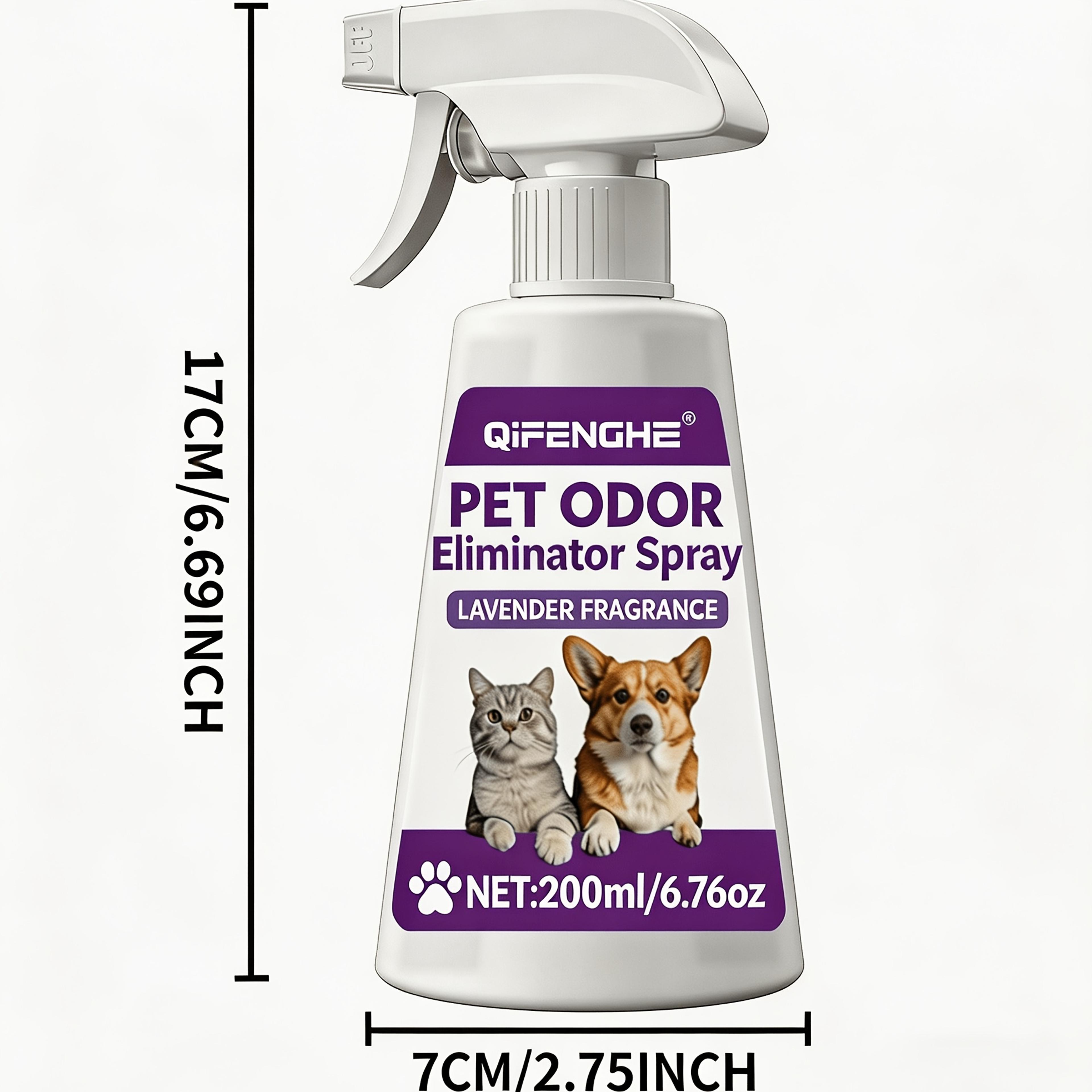 Pet Urine Odor Remover Spray Dog  Cat Urine Smell Eliminator FastDrying Pet Safe Formula 3