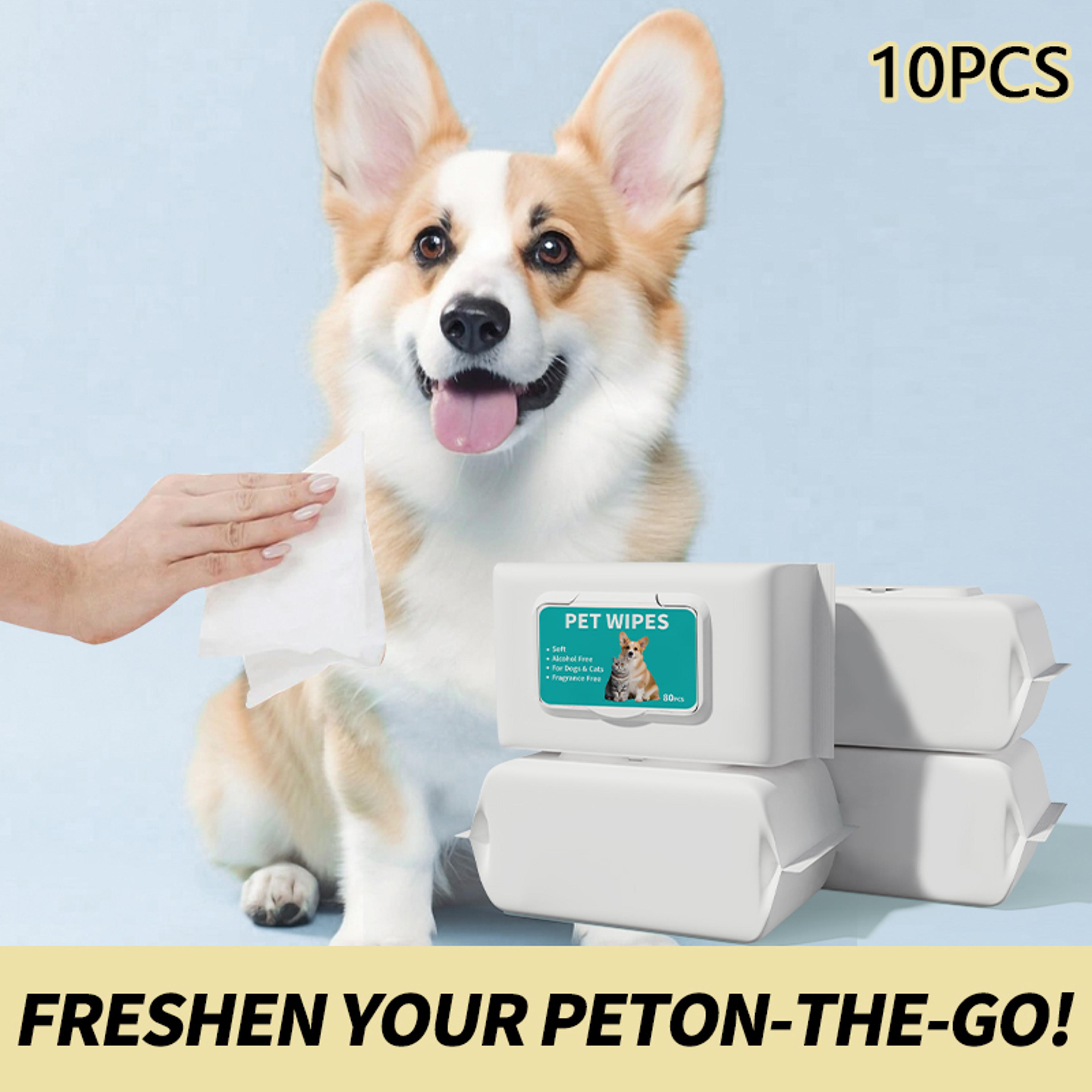 pure water disposable pet wipes for dogs and cats deodorizing grooming cleaning wipes
