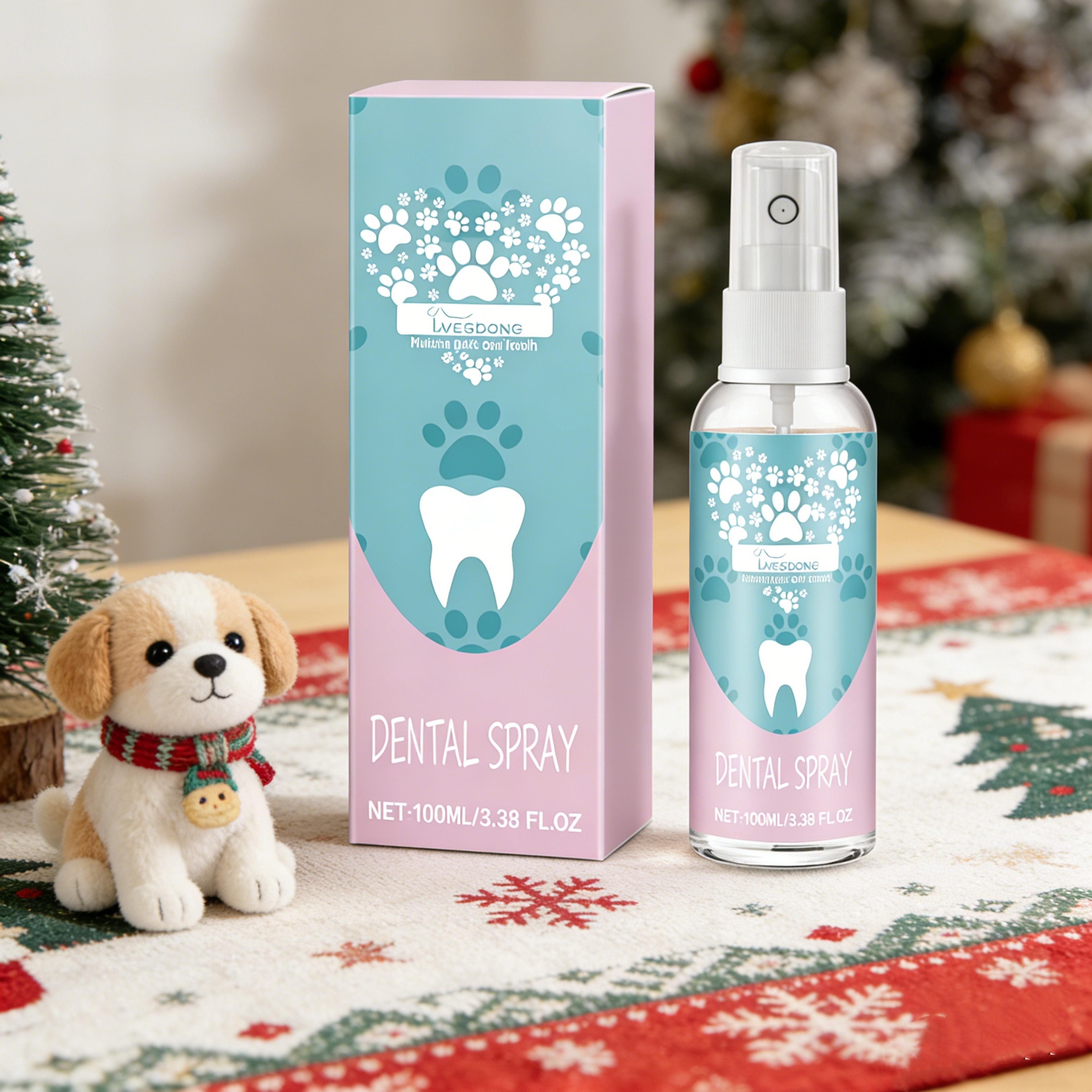 Dog  Cat Dental Care Spray Pet Breath Freshener Oral Hygiene Solution 3