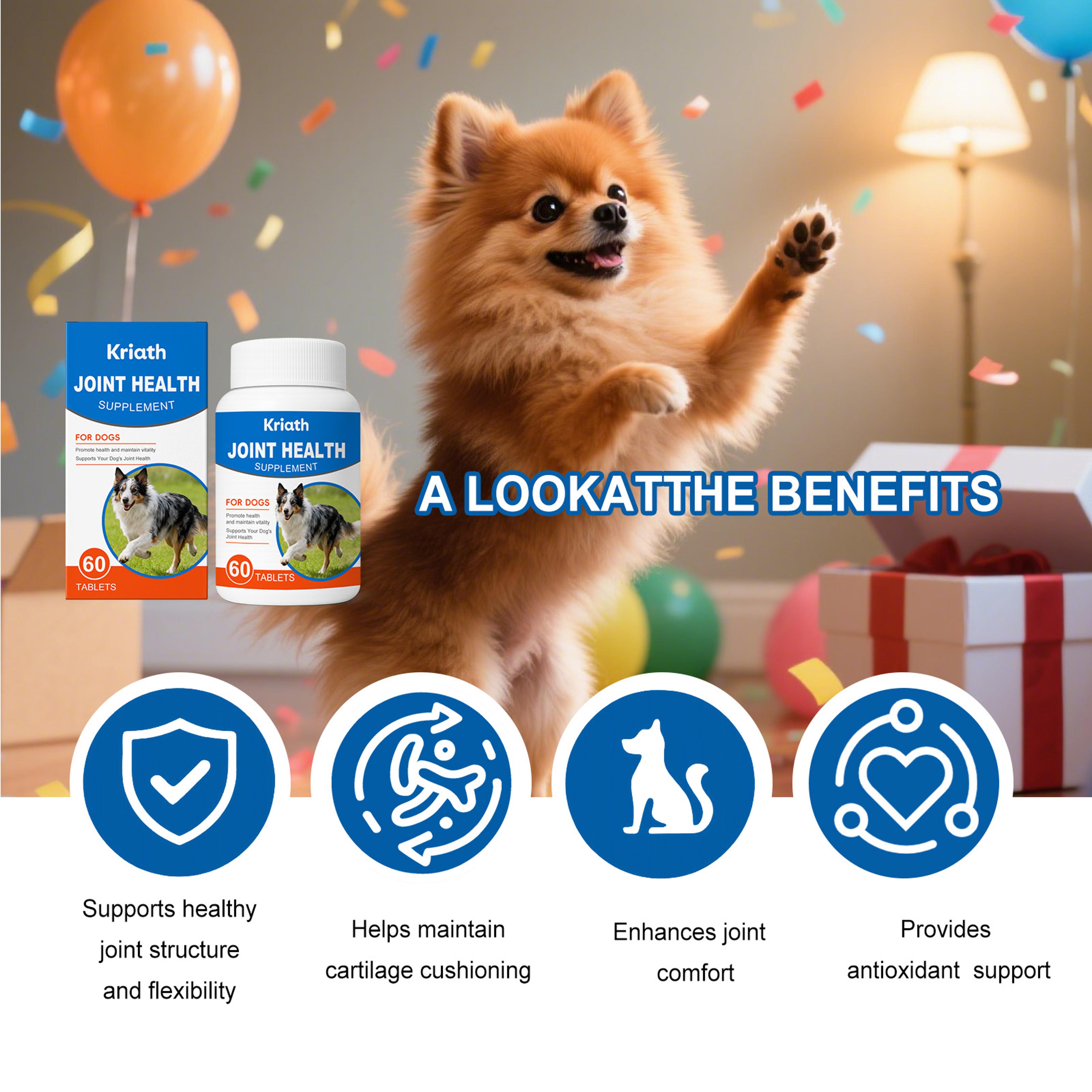 Dog Joint Care Supplement Tablets Hip And Joint Support For Dogs Glucosamine Formula 3