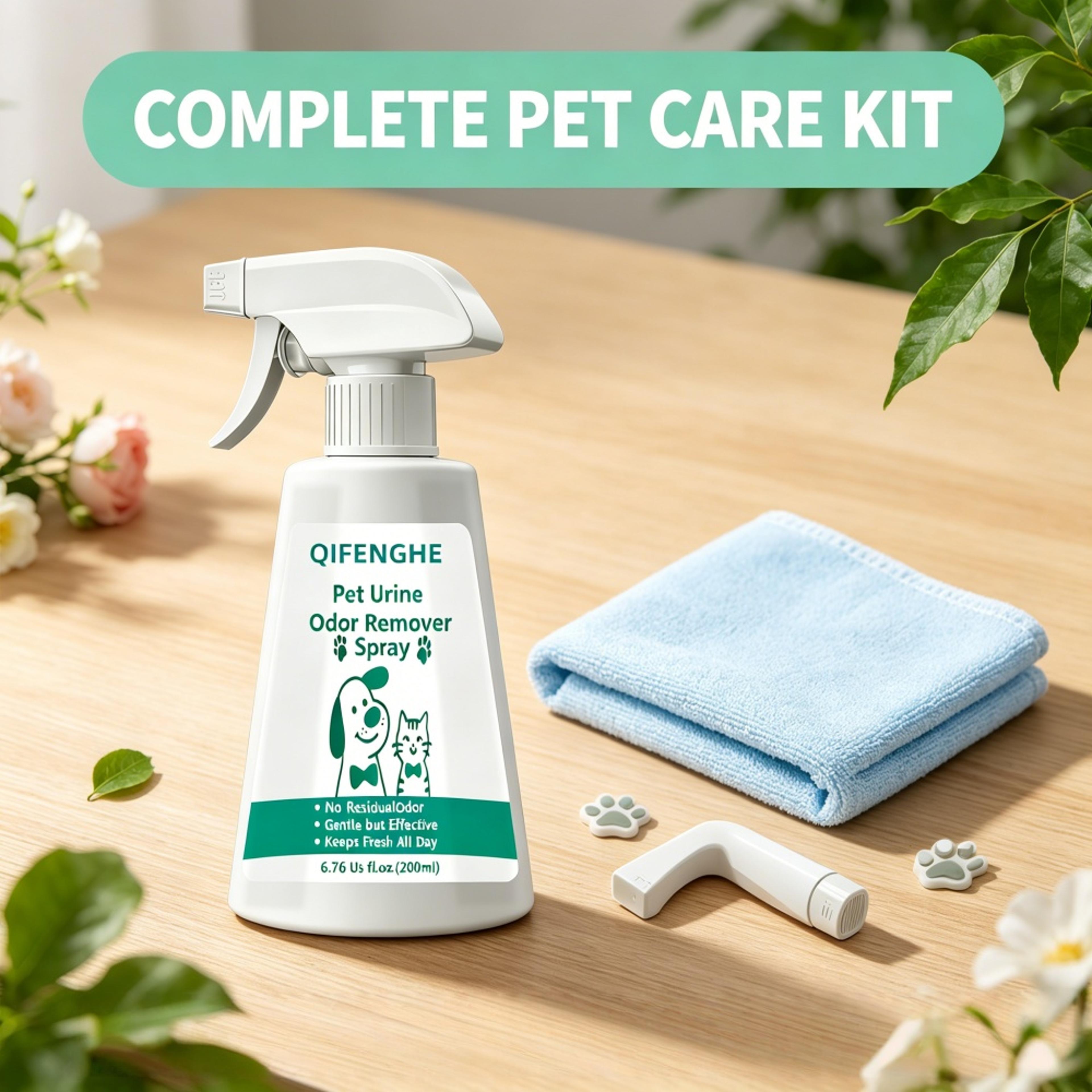 Pet Urine Odor Remover Spray For Cat  Dog Urine Smell Eliminator Carpet  Home Deodorizer 4
