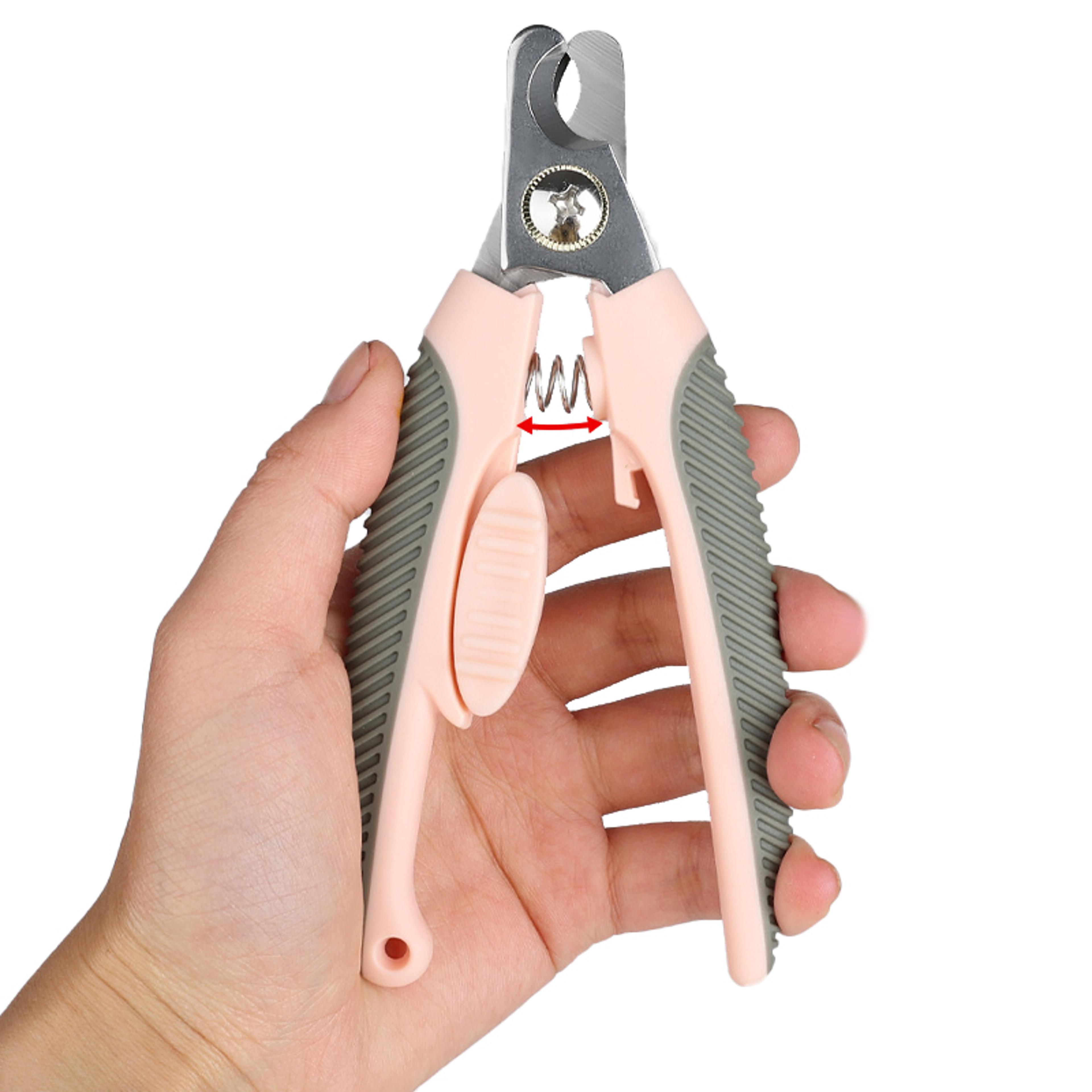 Safe Cut Pro Stainless Steel Pet Nail Clippers For Dogs Cats  Small Animals 3